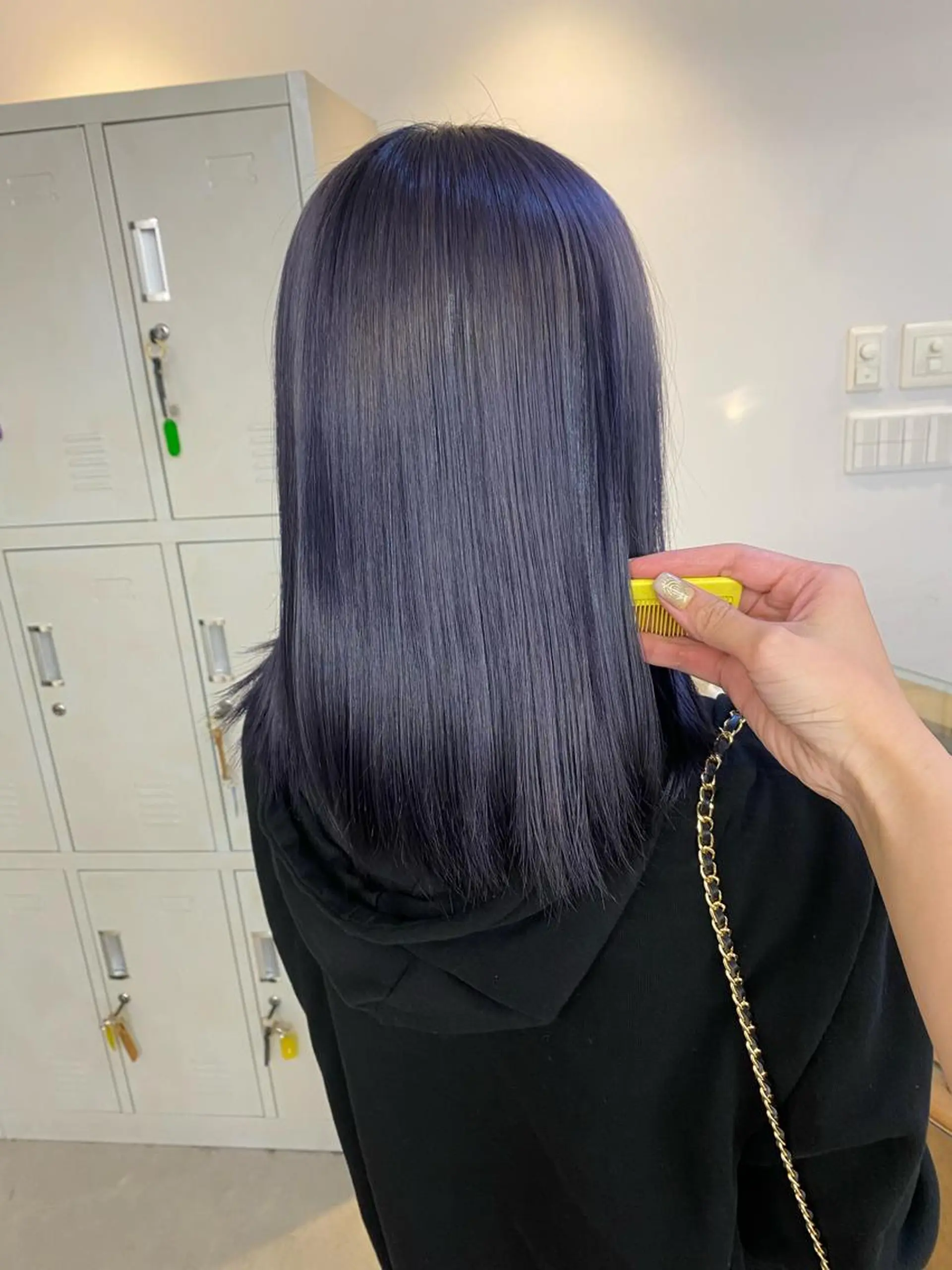 セミロング カラー パーマ ヘアアレンジ メンズ キッズ ネイル マツエク・マツパ アイブロウ 暖色系/透明感 治野心のヘアスタイル