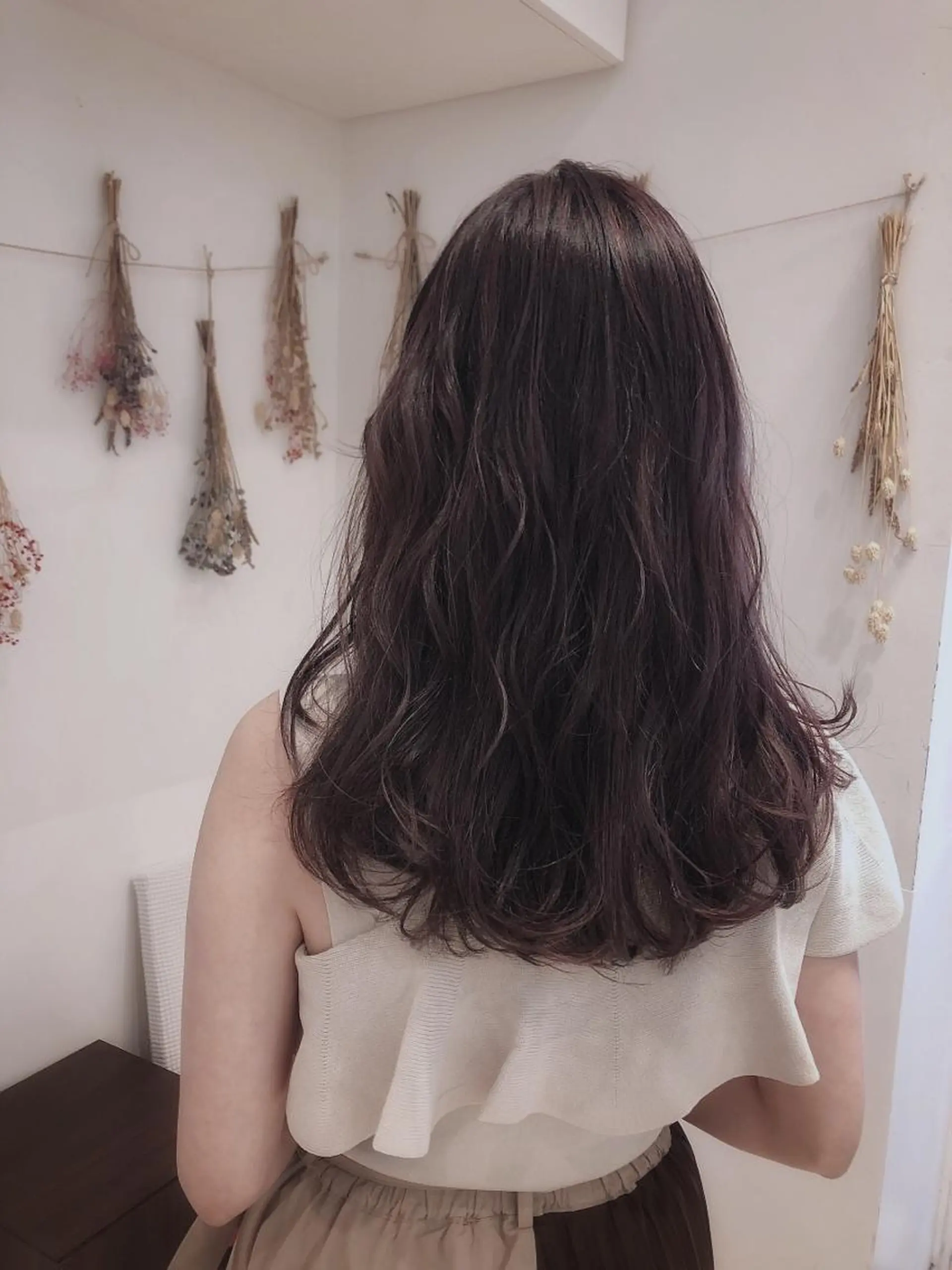 セミロング カラー ハイライトカラー ラベンダーカラー ラベンダーピンク ピンクカラー パープルカラー はだゆうき @hadadan08のヘアスタイル