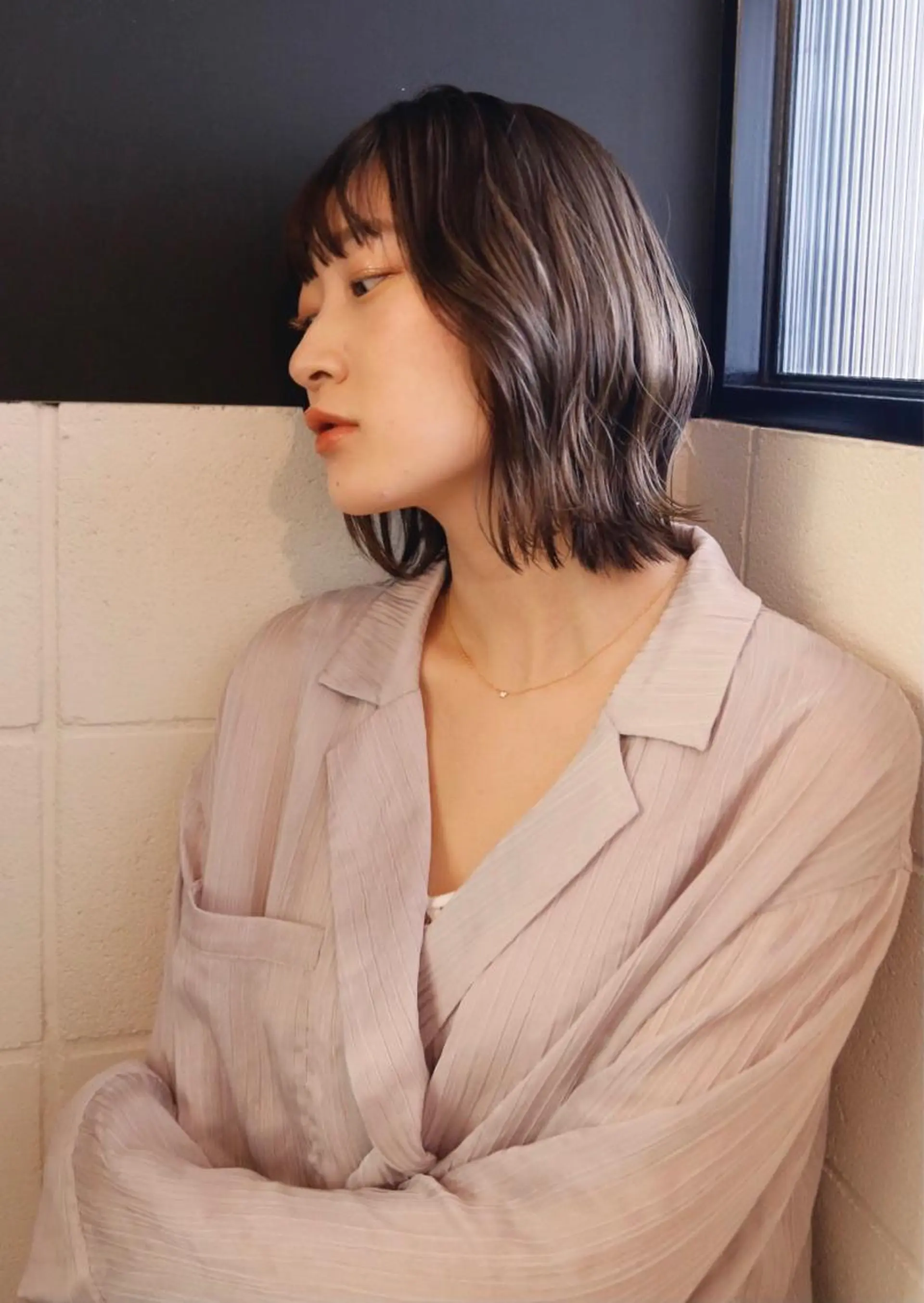 ミディアム irwi所属・Ebihara Satomiのヘアスタイル