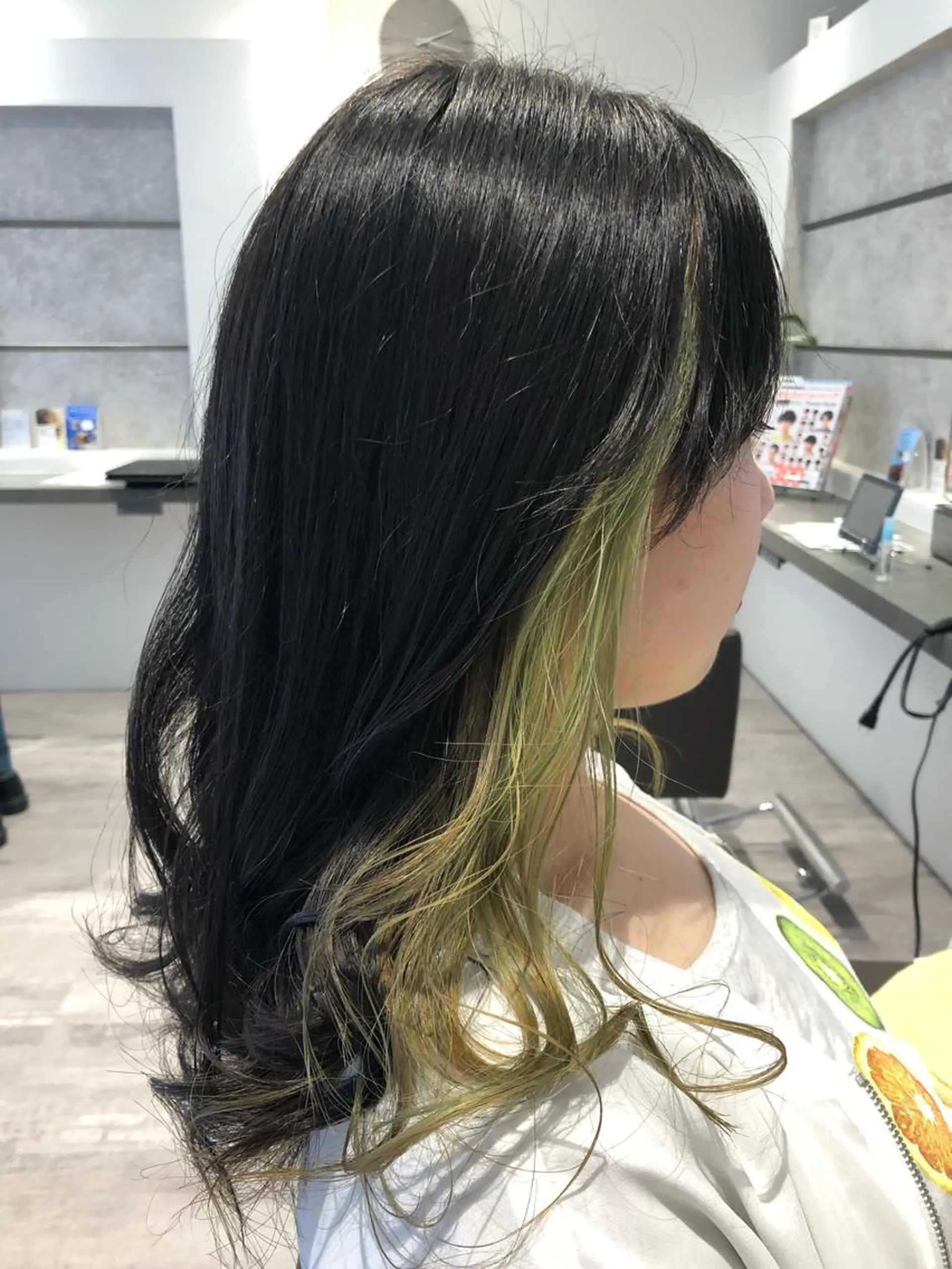 セミロング カット ヘアカラー トリートメント MignonS 仙幸 大輔のヘアスタイル