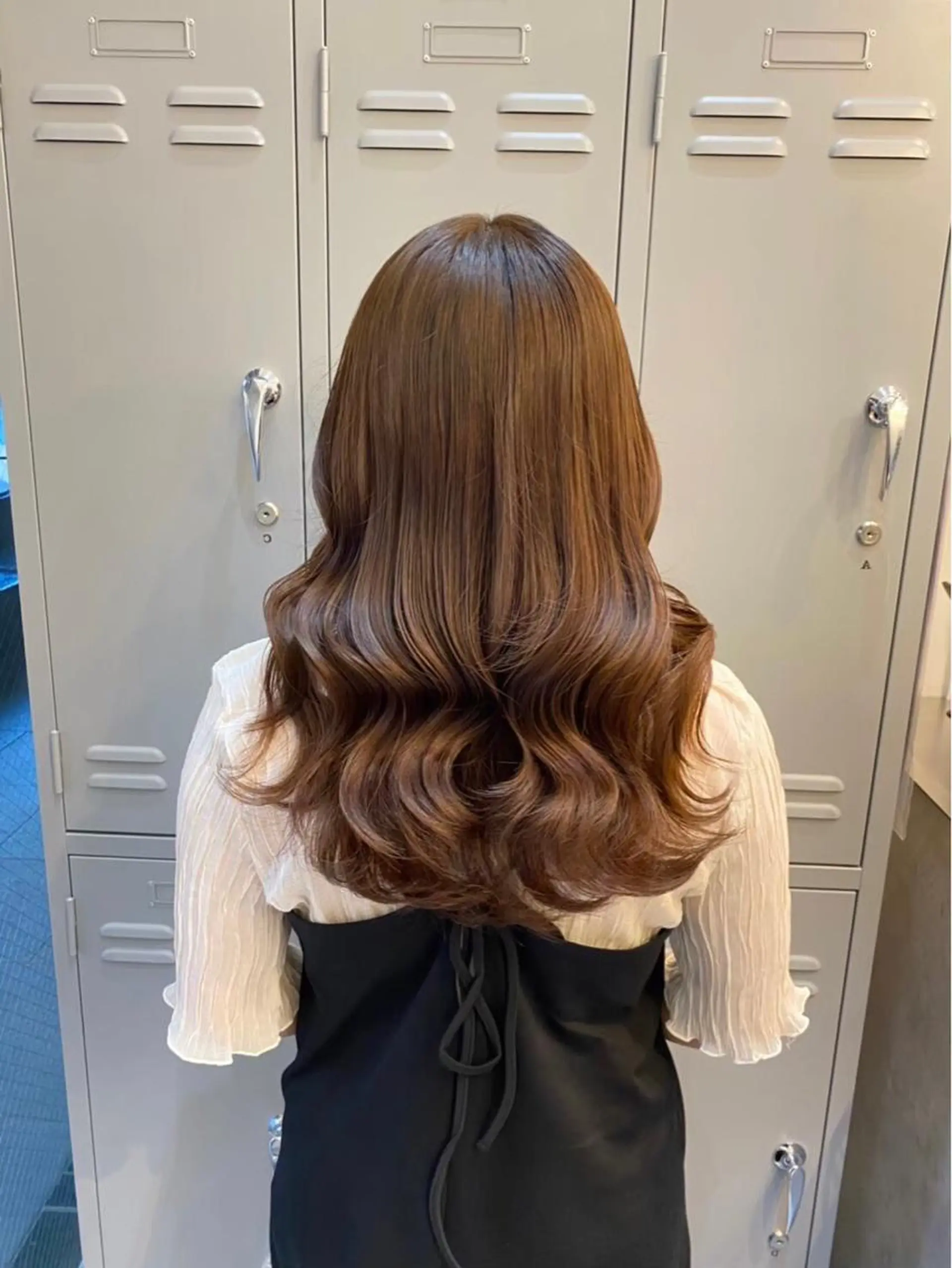 ロング カラー パーマ 🦋レイヤー✖︎ 髪質改善🦋リョウヤのヘアスタイル