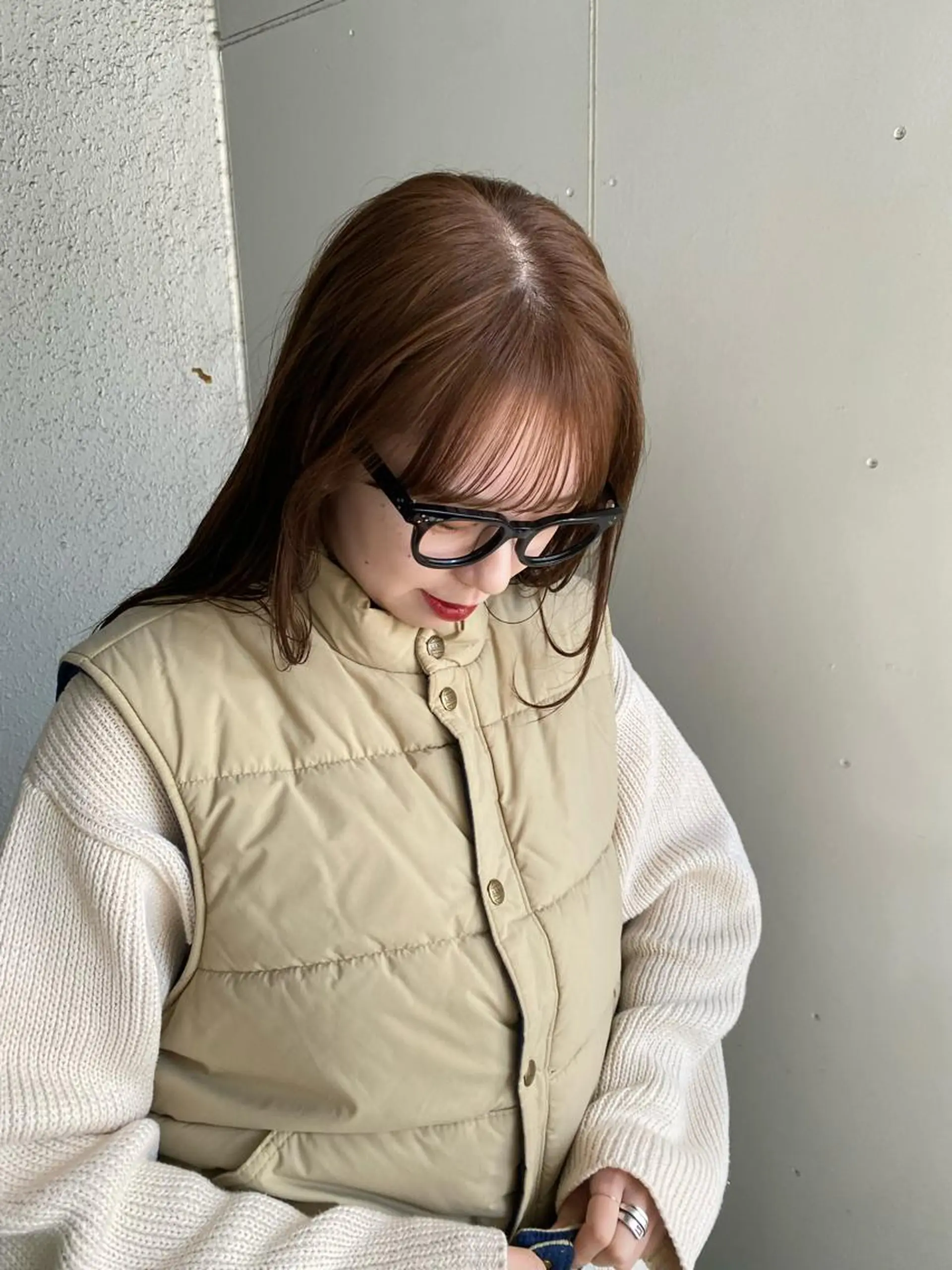 ミディアム カラー ミディアムパーマ バレイヤージュ ブリーチ ケアブリーチ デザインカラー yiye 青山所属・無料カットモデル募集 🌱ひょうがのヘアスタイル