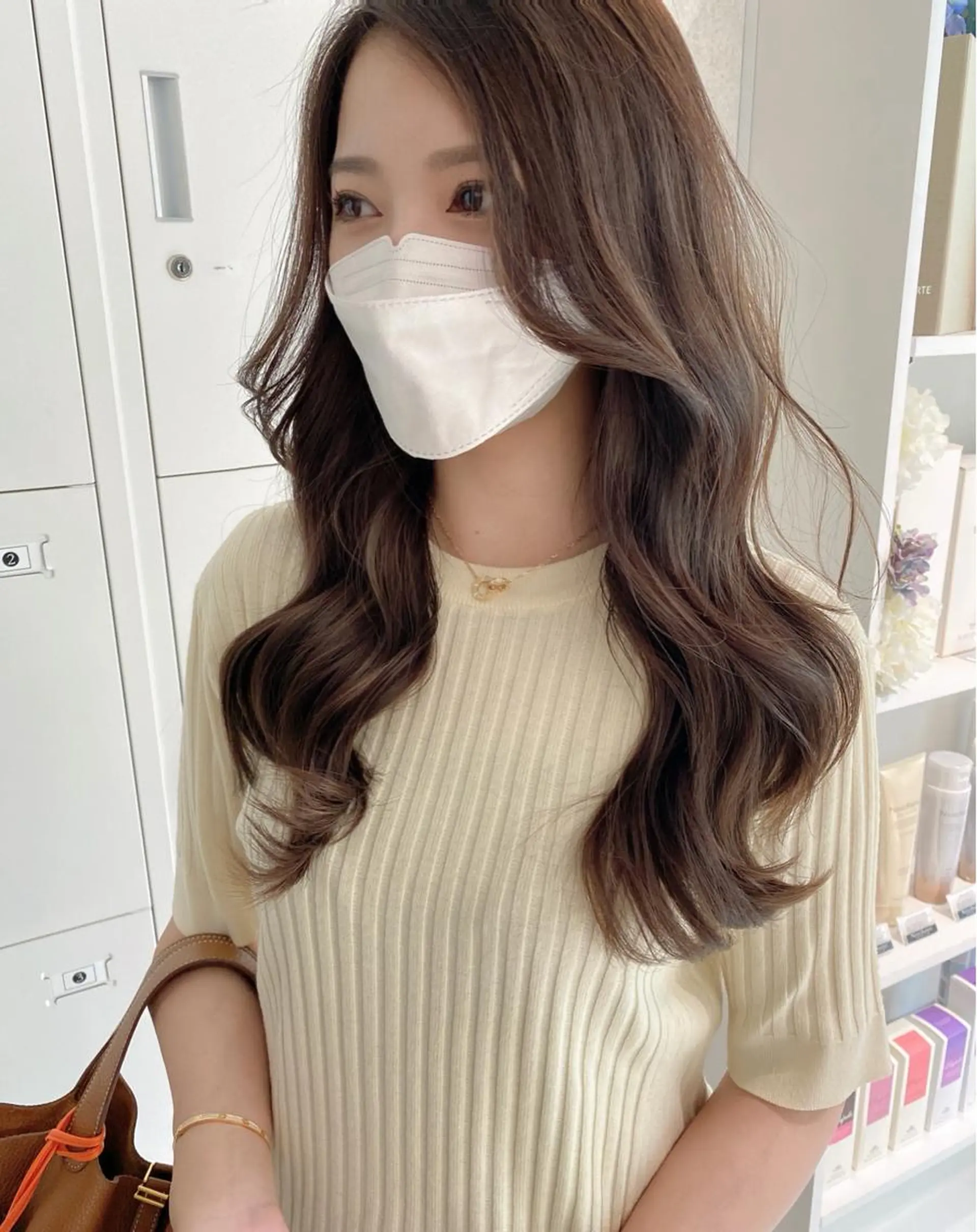 ロング カラー 加藤 利基のヘアスタイル