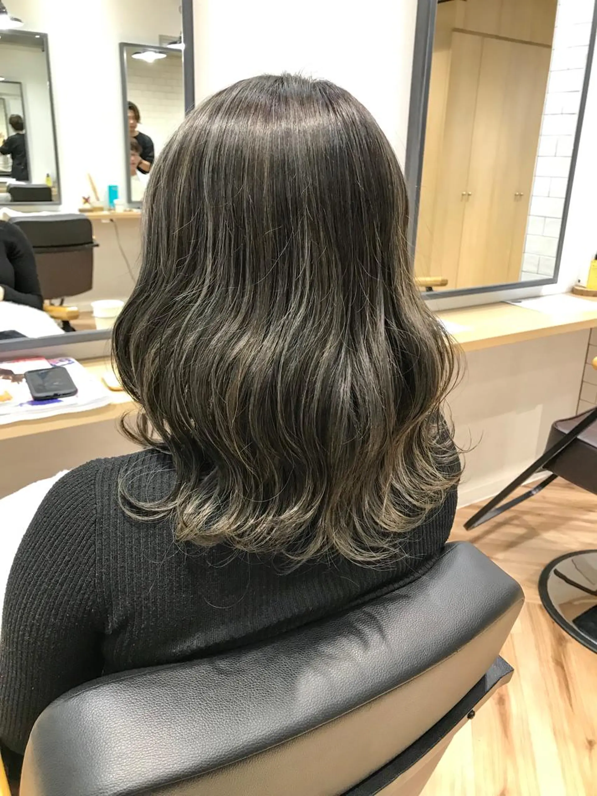 ミディアム カラー 原山 直人のヘアスタイル