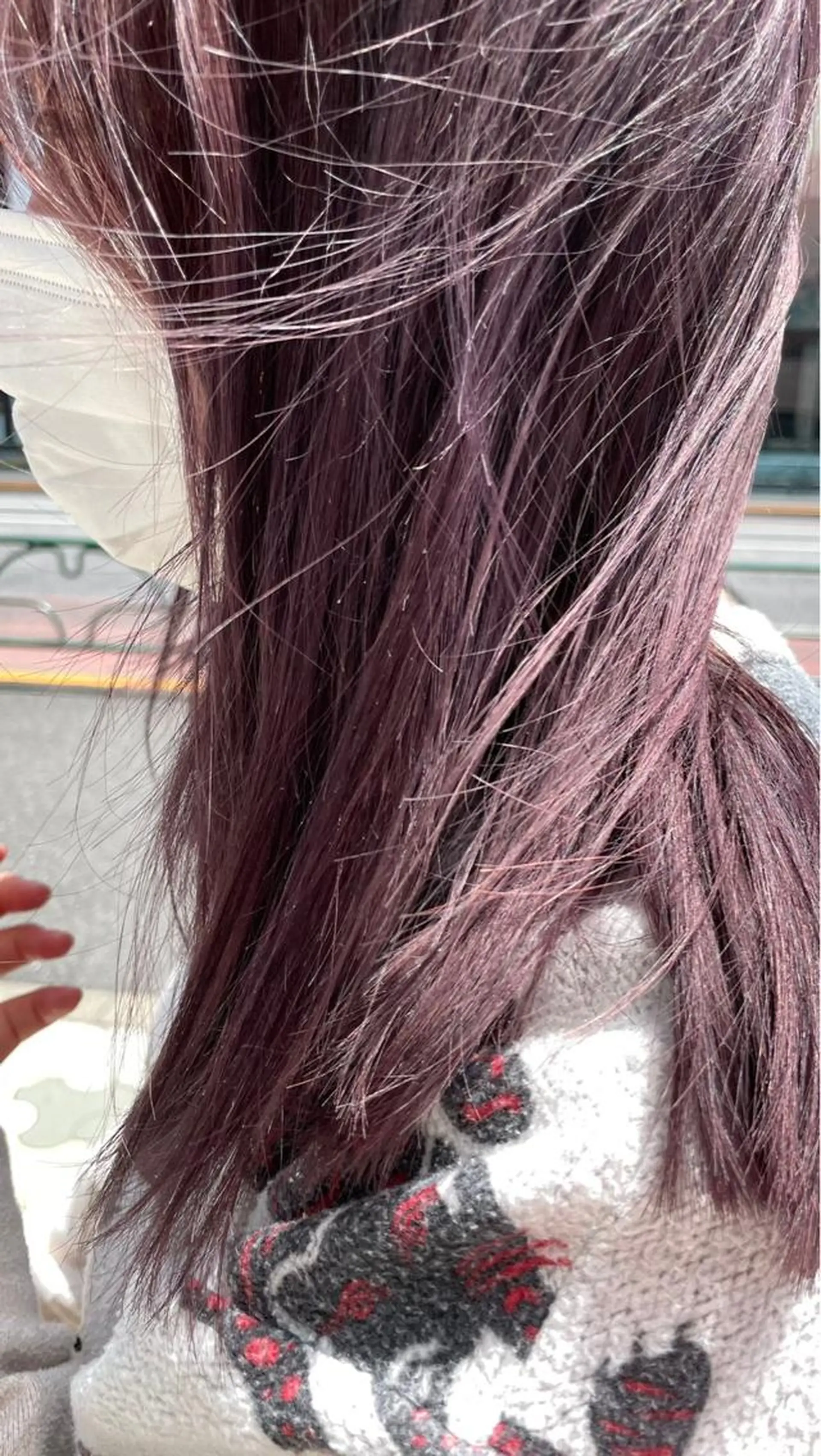 ロング カラー ブリーチ ラベンダーカラー RikO *. 21日空いてます！のヘアスタイル