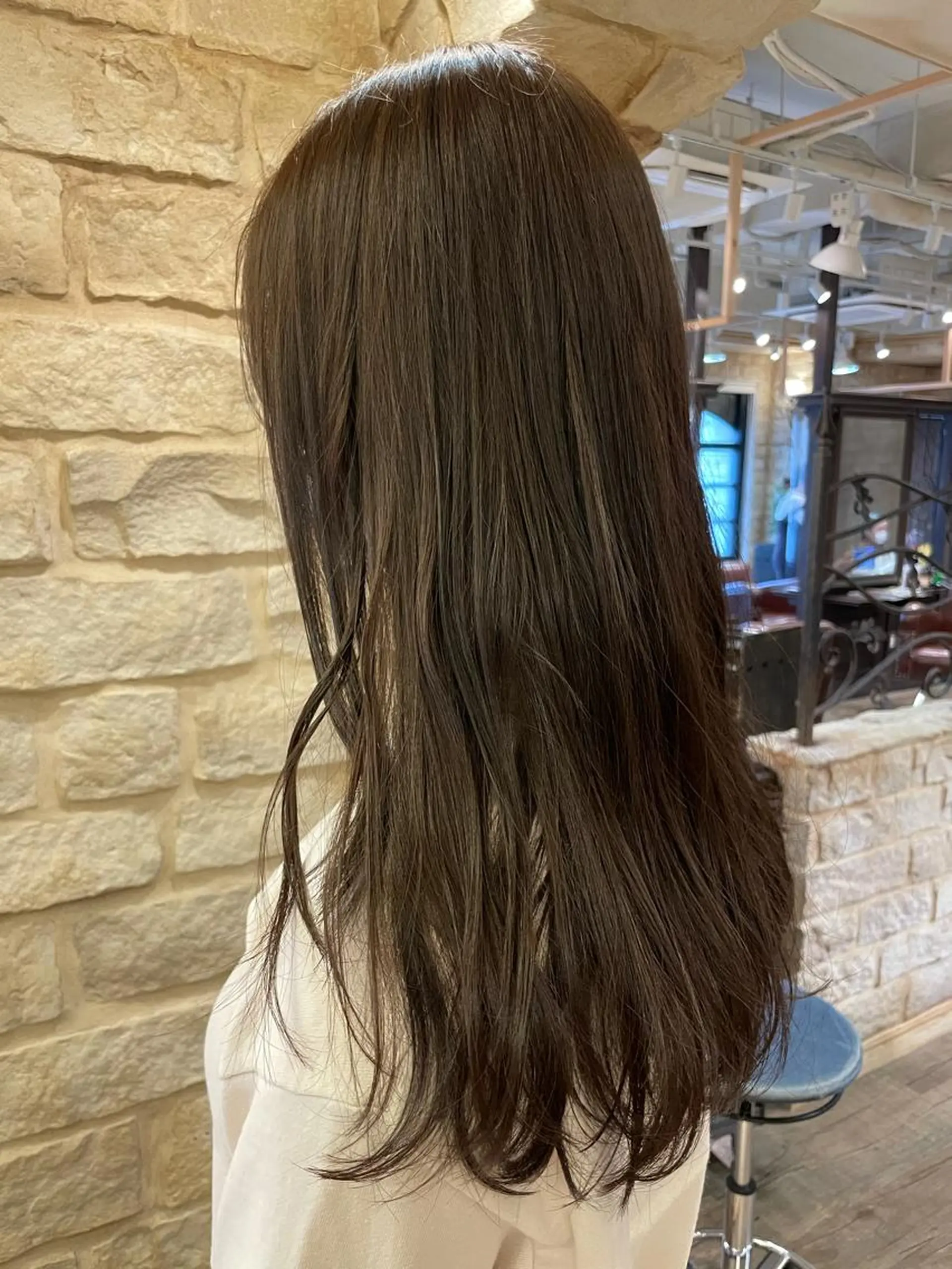 ロング カラー カット ヘアカラー トリートメント 星野 茉由のヘアスタイル