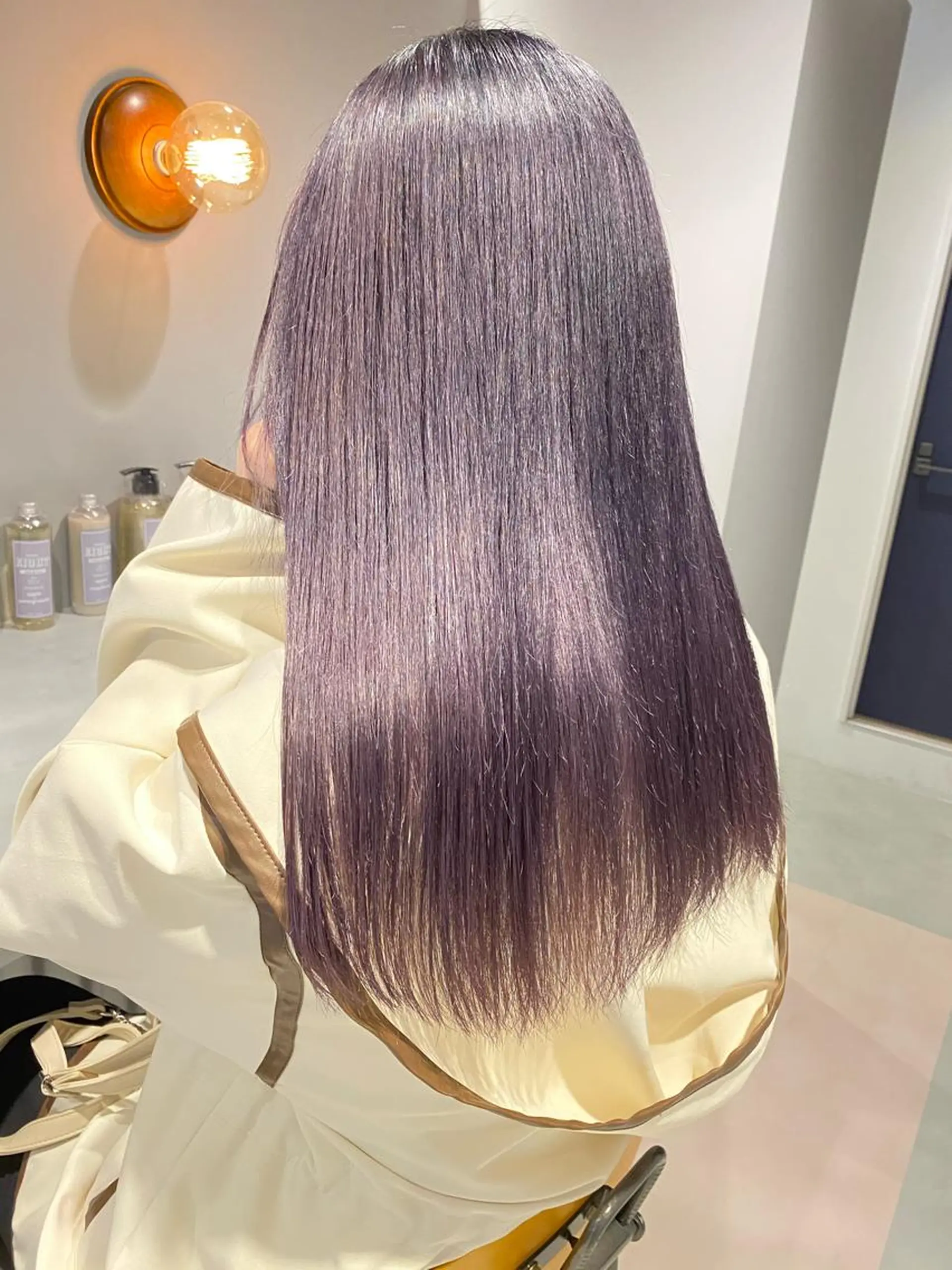 セミロング カラー ハイトーン/ ボブ 中村麟のヘアスタイル