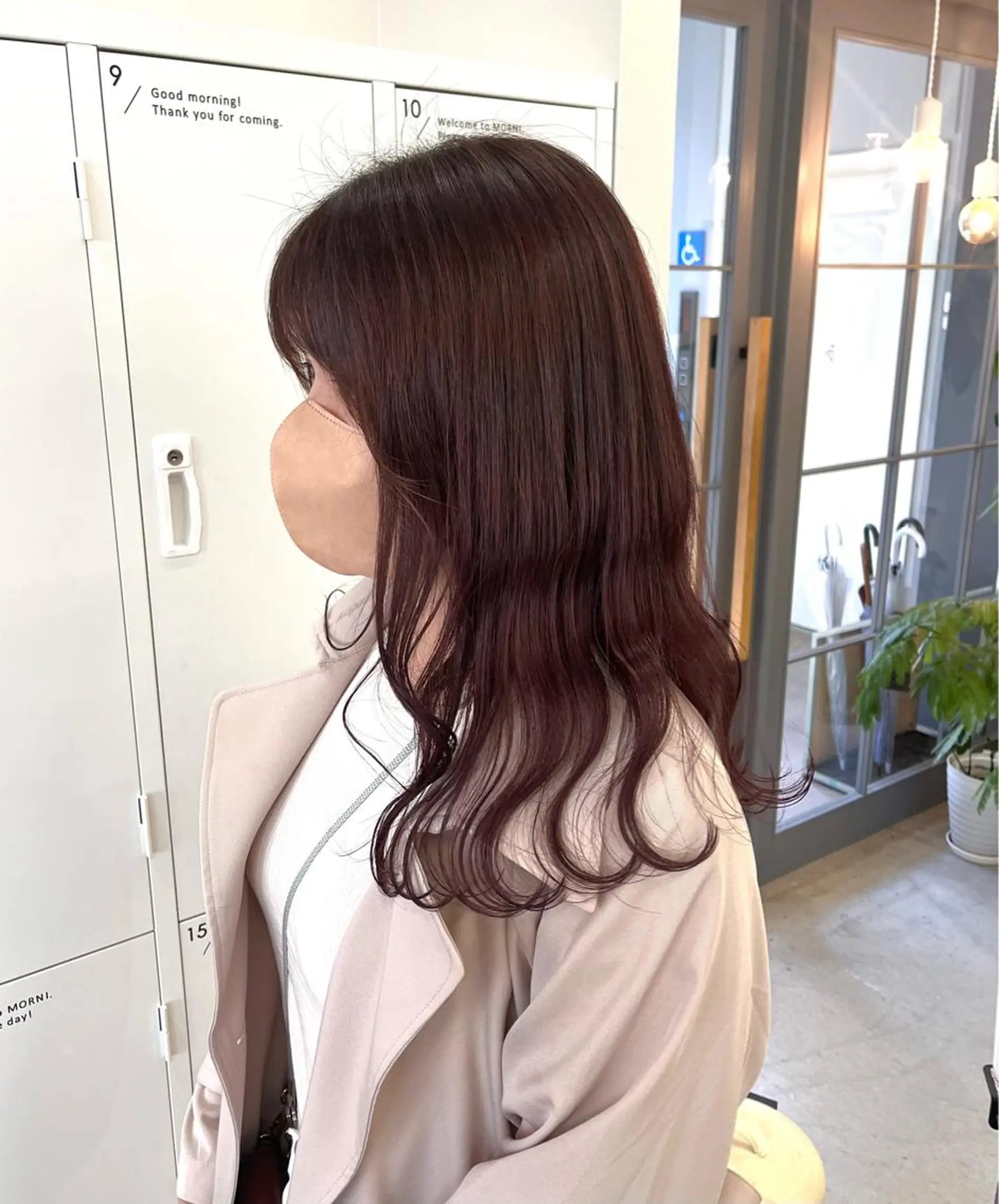 ロング カラー ブラウンカラー ピンクカラー ピンクブラウン MORNI所属・神原 茉依🩰🪩のヘアスタイル