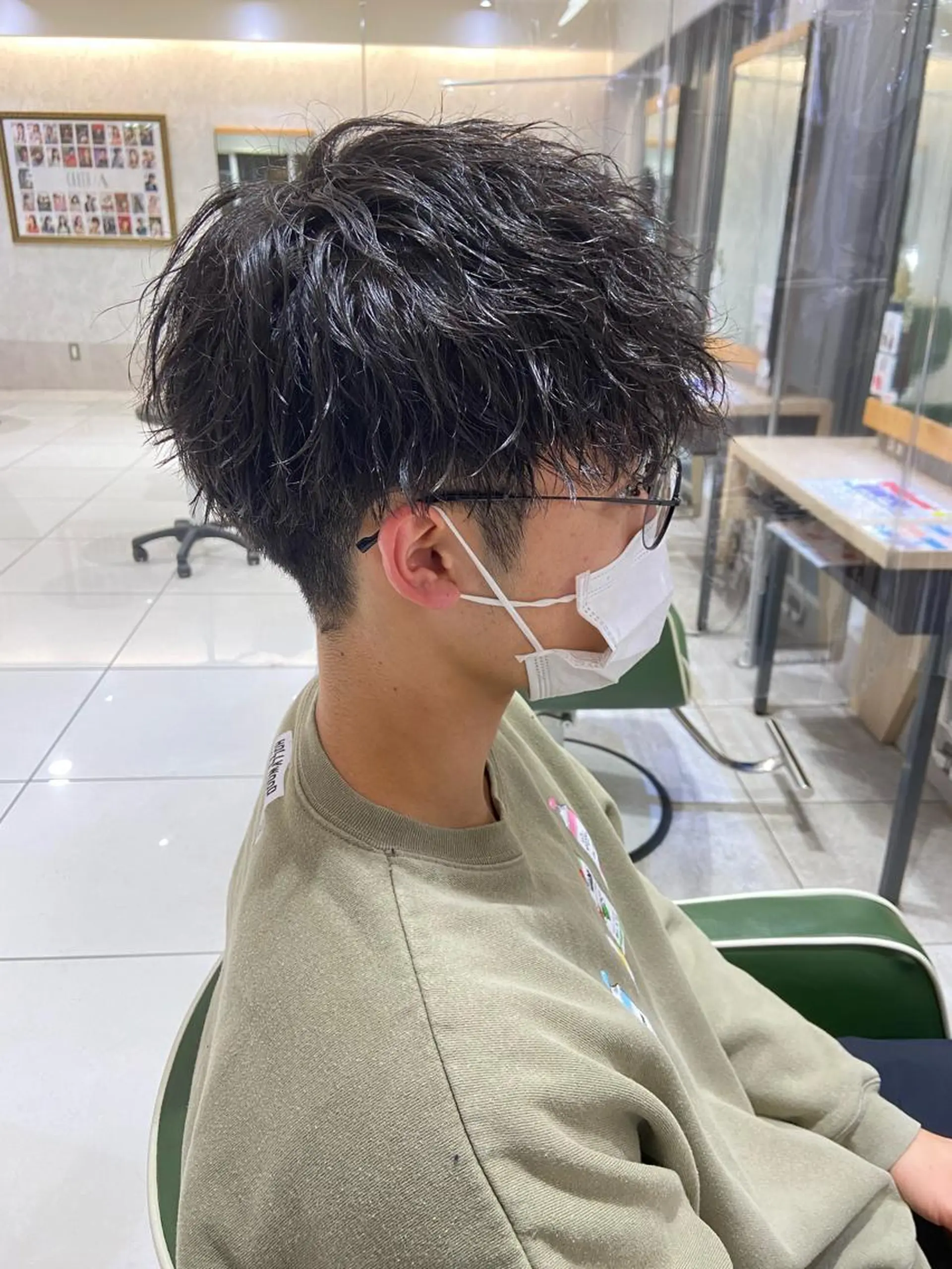 パーマ メンズ DOUBLE所属・松下 恭佑のヘアスタイル