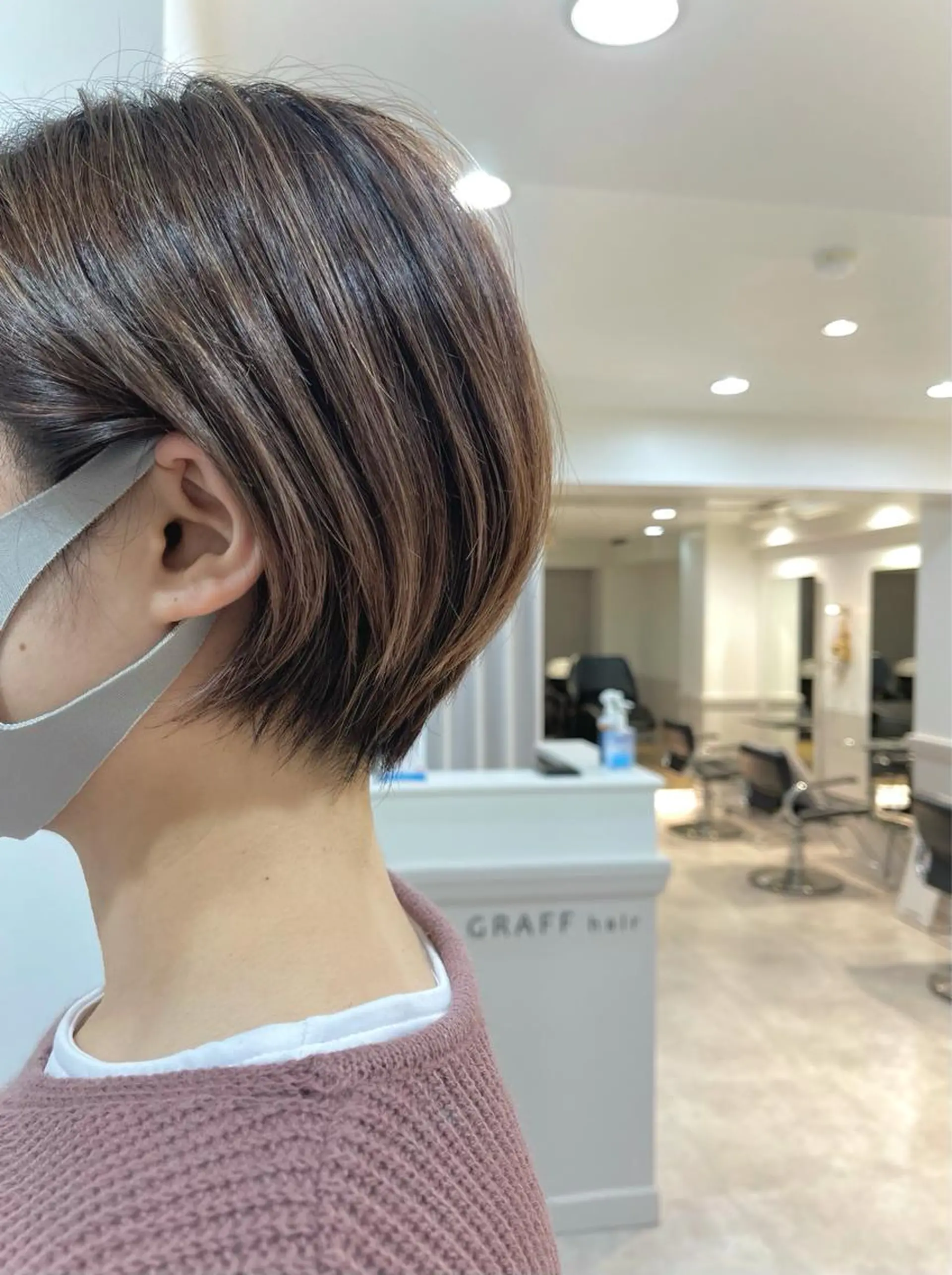 ショート GRAFF  hair GINZA所属・オカダ ノゾミのヘアスタイル