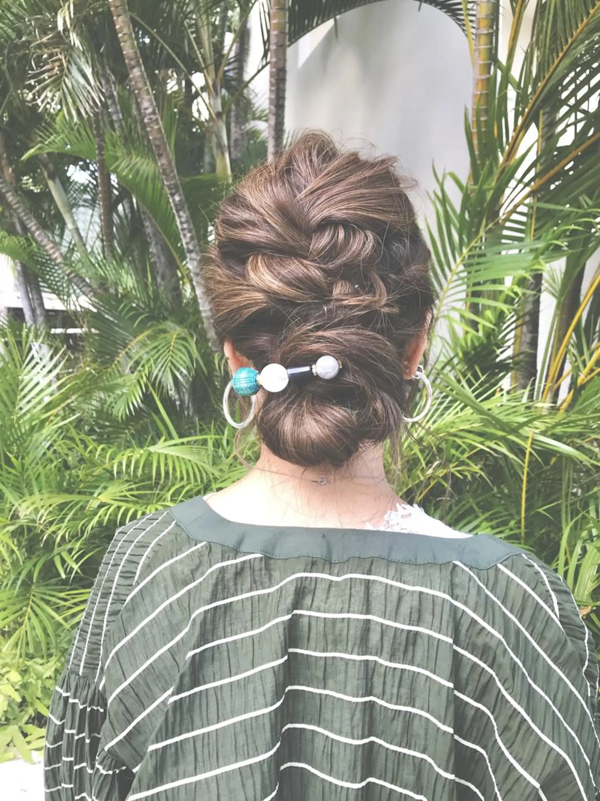 カラー 嶋村夏実🌼レイヤー 🌸白髪ぼかしのヘアスタイル