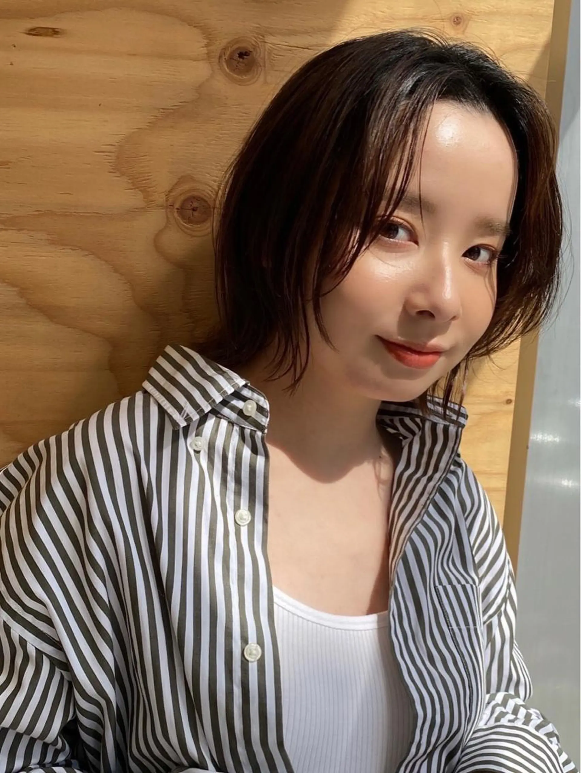 ミディアム Le'a 谷町🌼 幸村はるひのヘアスタイル