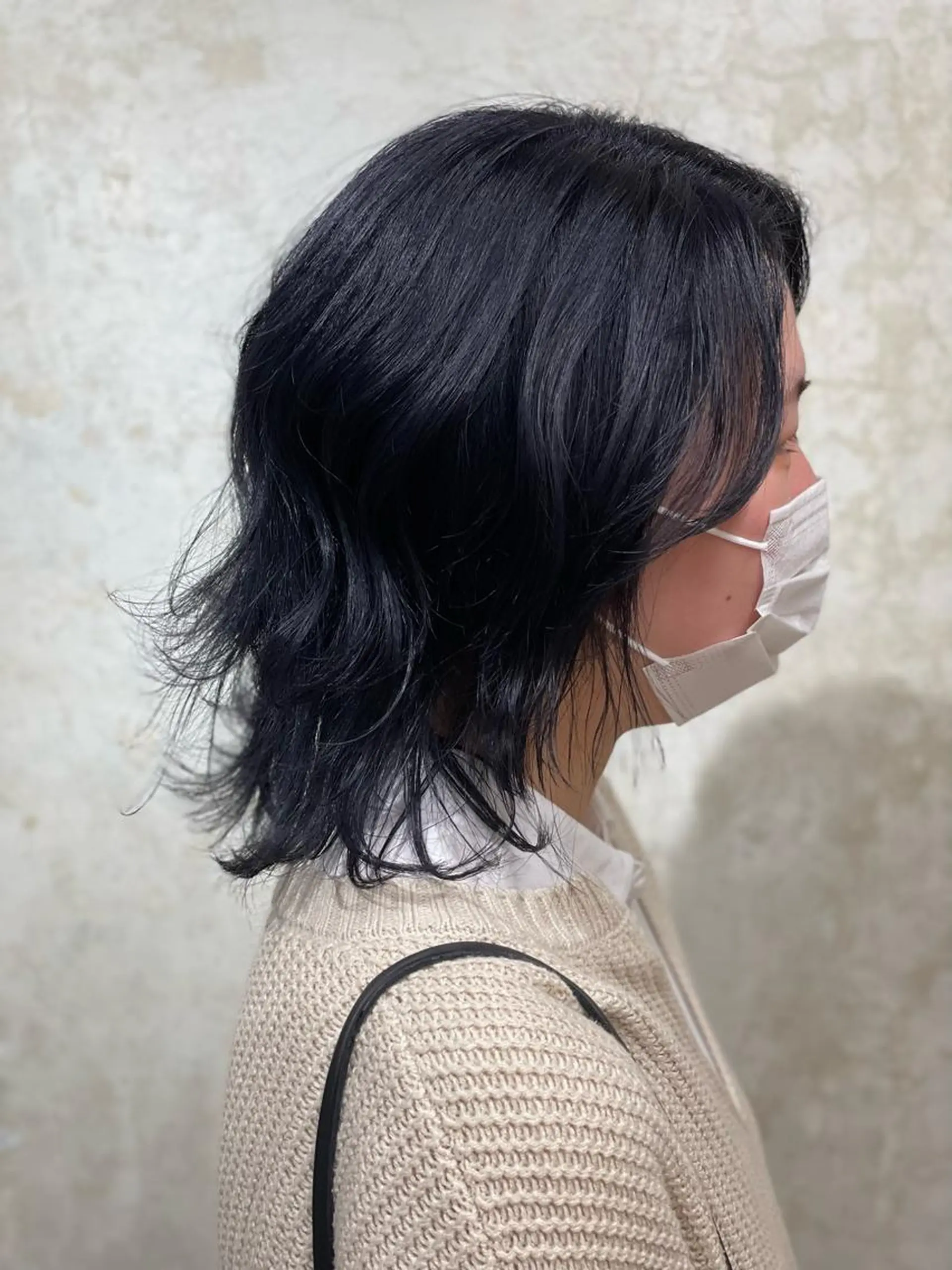 ミディアム カラー ヘアカラー blanc hair 西中島MASARUのヘアスタイル