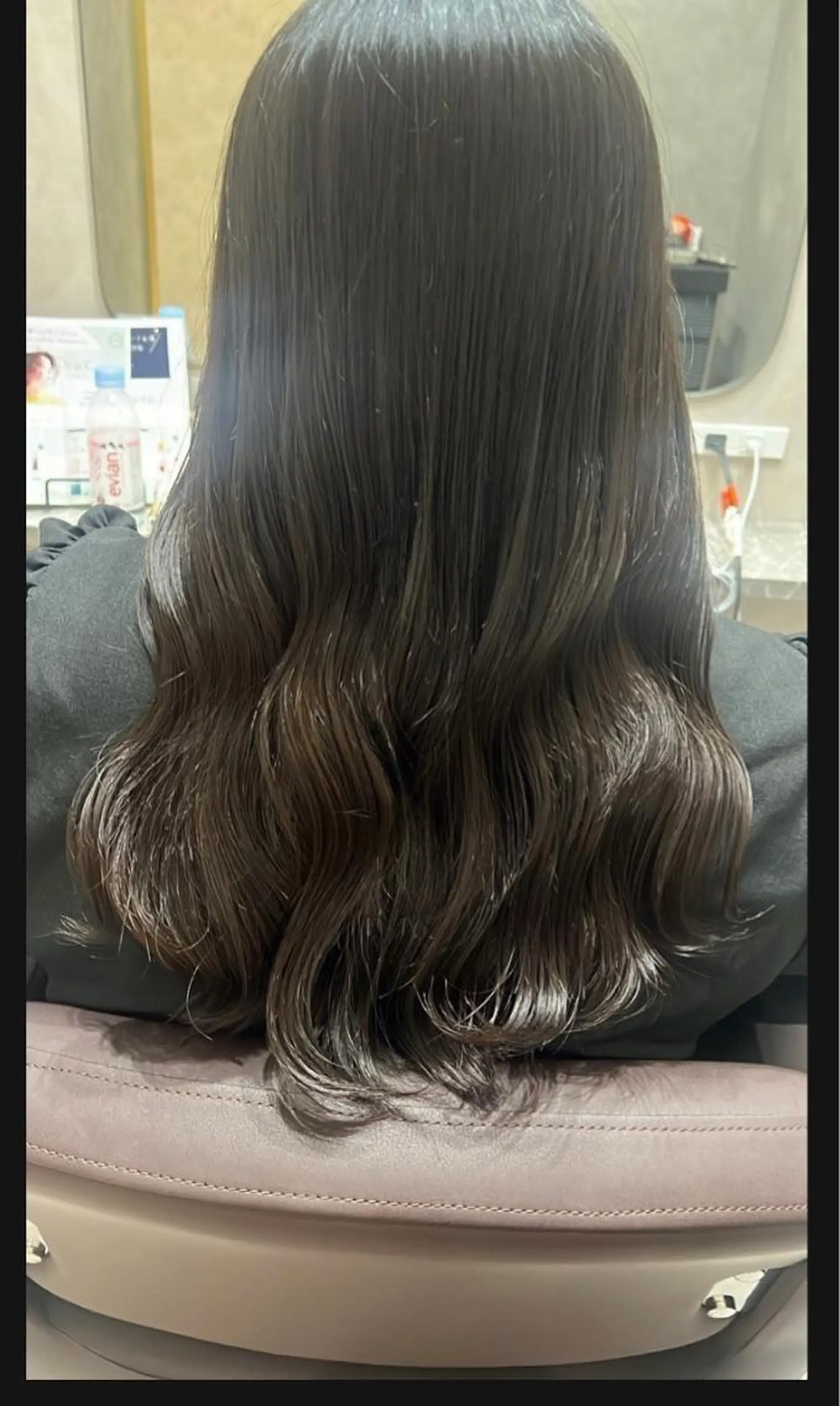 セミロング カラー カット ヘアカラー トリートメント 🌈安藤愛/透明感 艶カラー🫧ROWのヘアスタイル