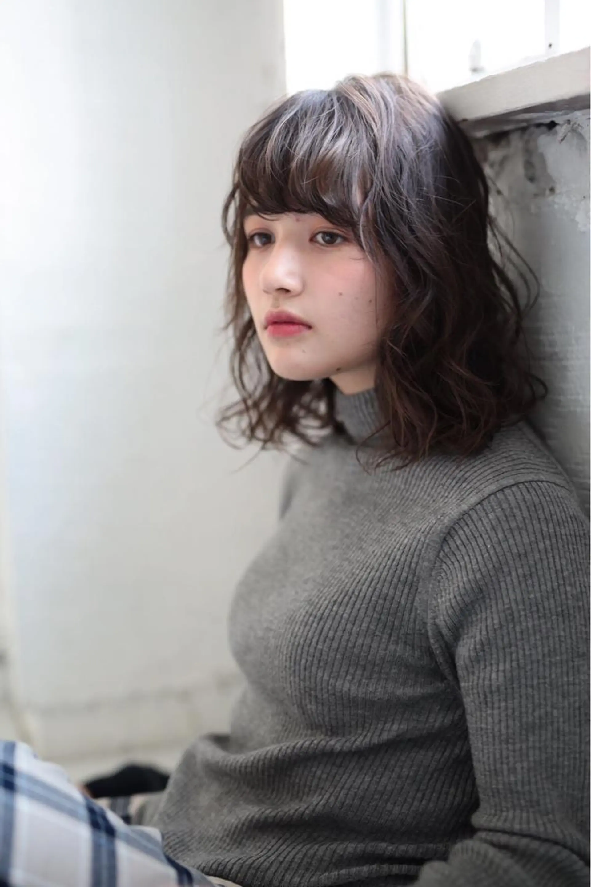 ミディアム カラー パーマ ヘアアレンジ メンズパーマの巨匠 鈴木純のヘアスタイル