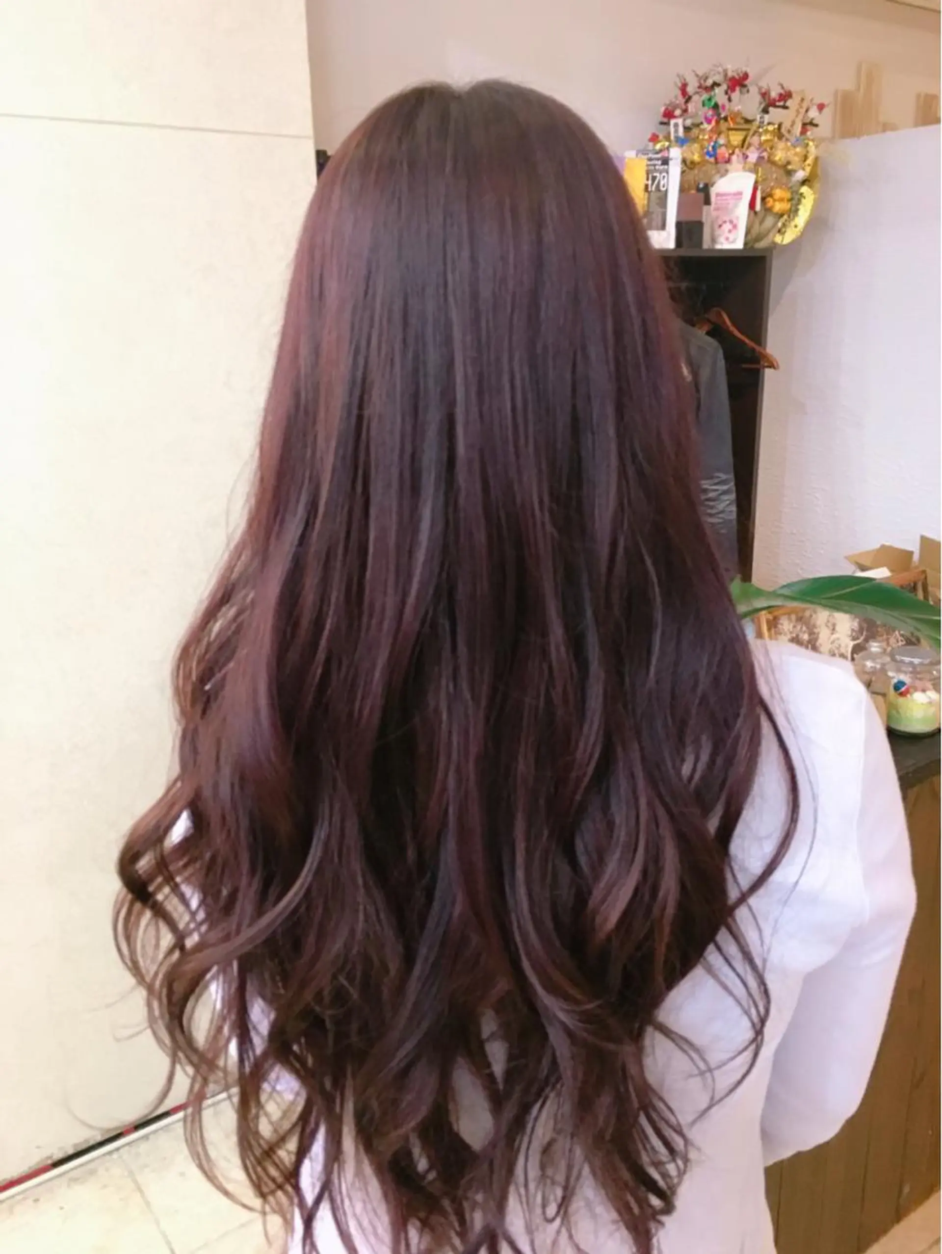 ロング カラー パーマ ヘアアレンジ ブラウンカラー 最高峰の技術力☆ 樋口健人のヘアスタイル