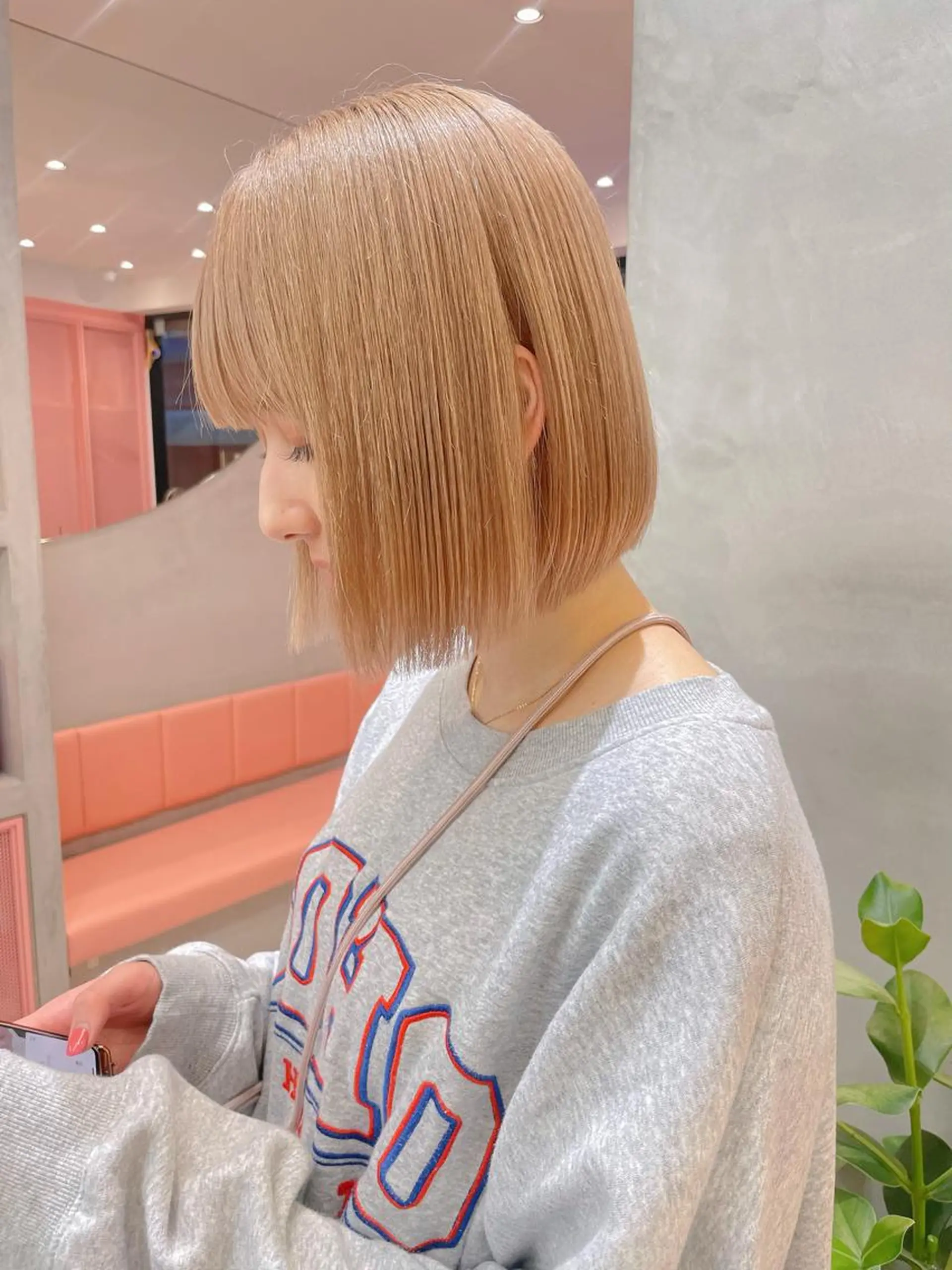 ショート Misaki /ボブ/縮毛矯正のヘアスタイル