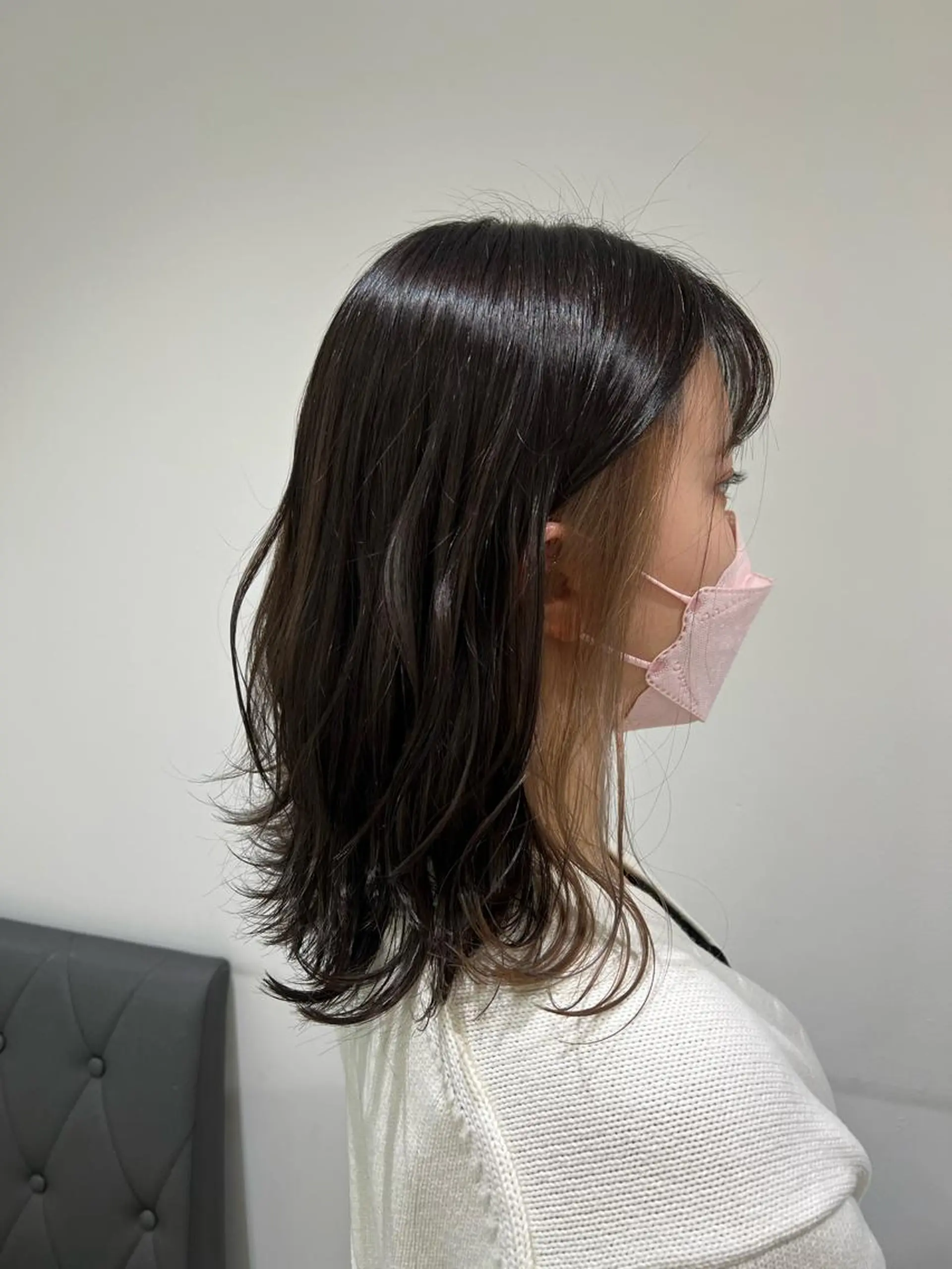 ミディアム カラー ヘアカラー トリートメント 【暖色カラー特化】 中山由梨のヘアスタイル