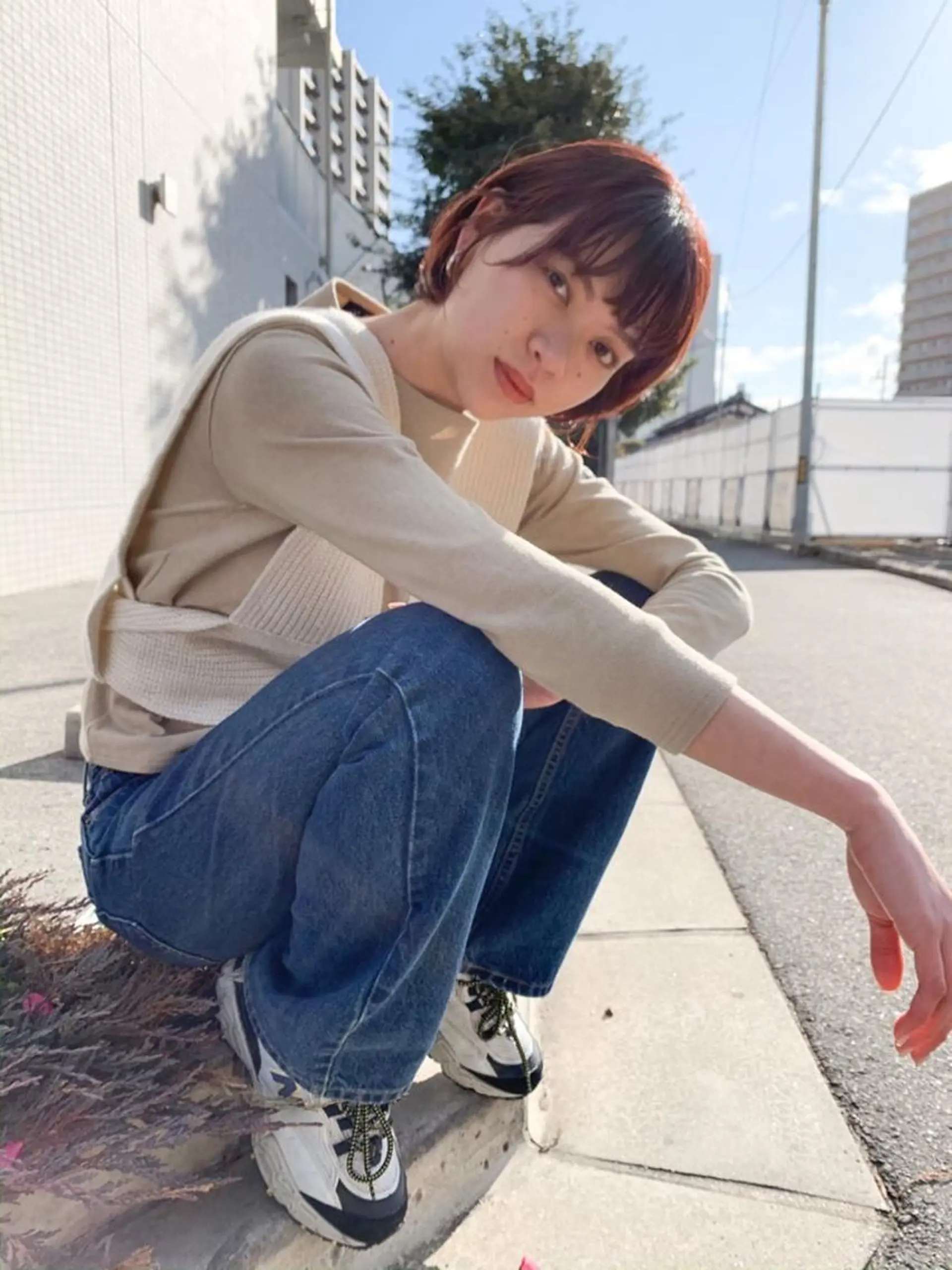 ショート カラー tone所属・tone/ AKANEのヘアスタイル