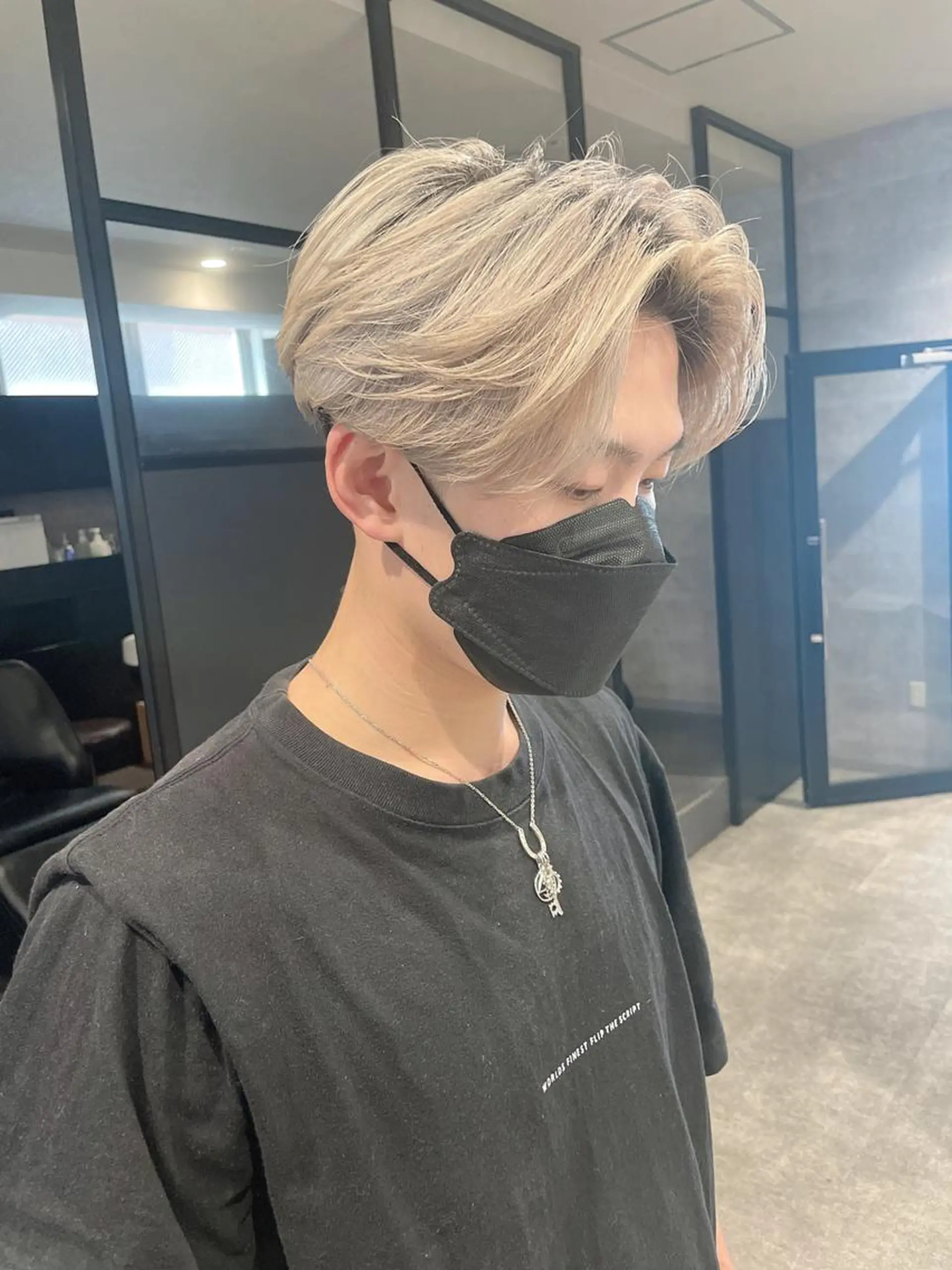 メンズ カラー メンズハイライト メンズインナーカラー ダブルカラー グラデーションカラー ハイライトカラー BUCKS【天王寺】 バックス【駅30秒】のヘアスタイル