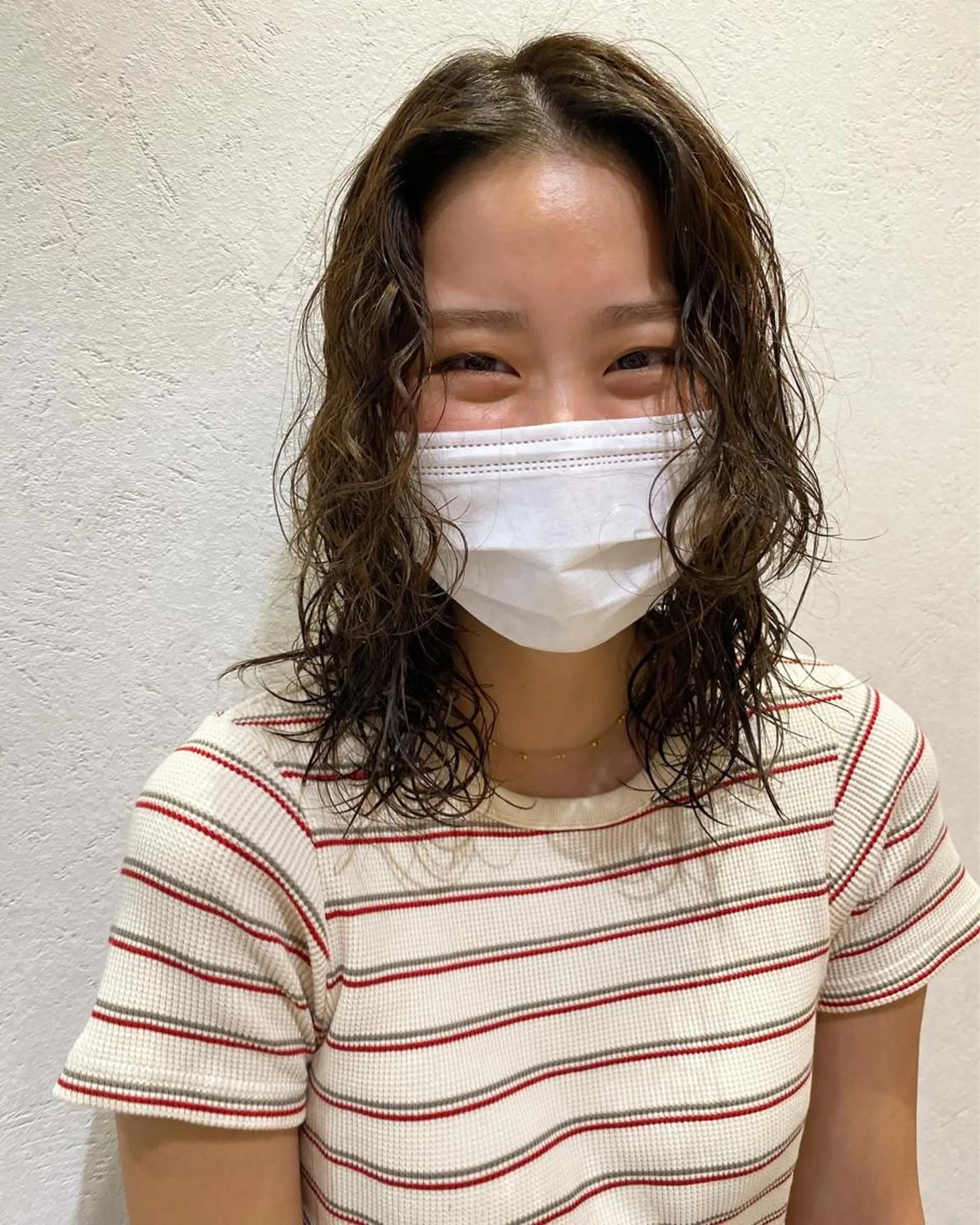 ミディアム カラー パーマ ヘアアレンジ ミディアムパーマ ヘアカラー パーマ パーマ指名No1 /namiのヘアスタイル