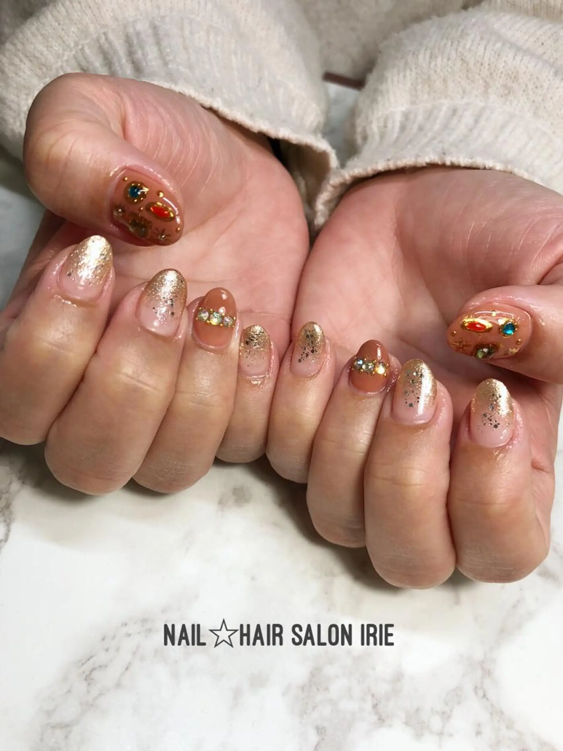 ネイル ハンドネイル Hair salon Irie所属・與儀 知佳のネイルデザイン