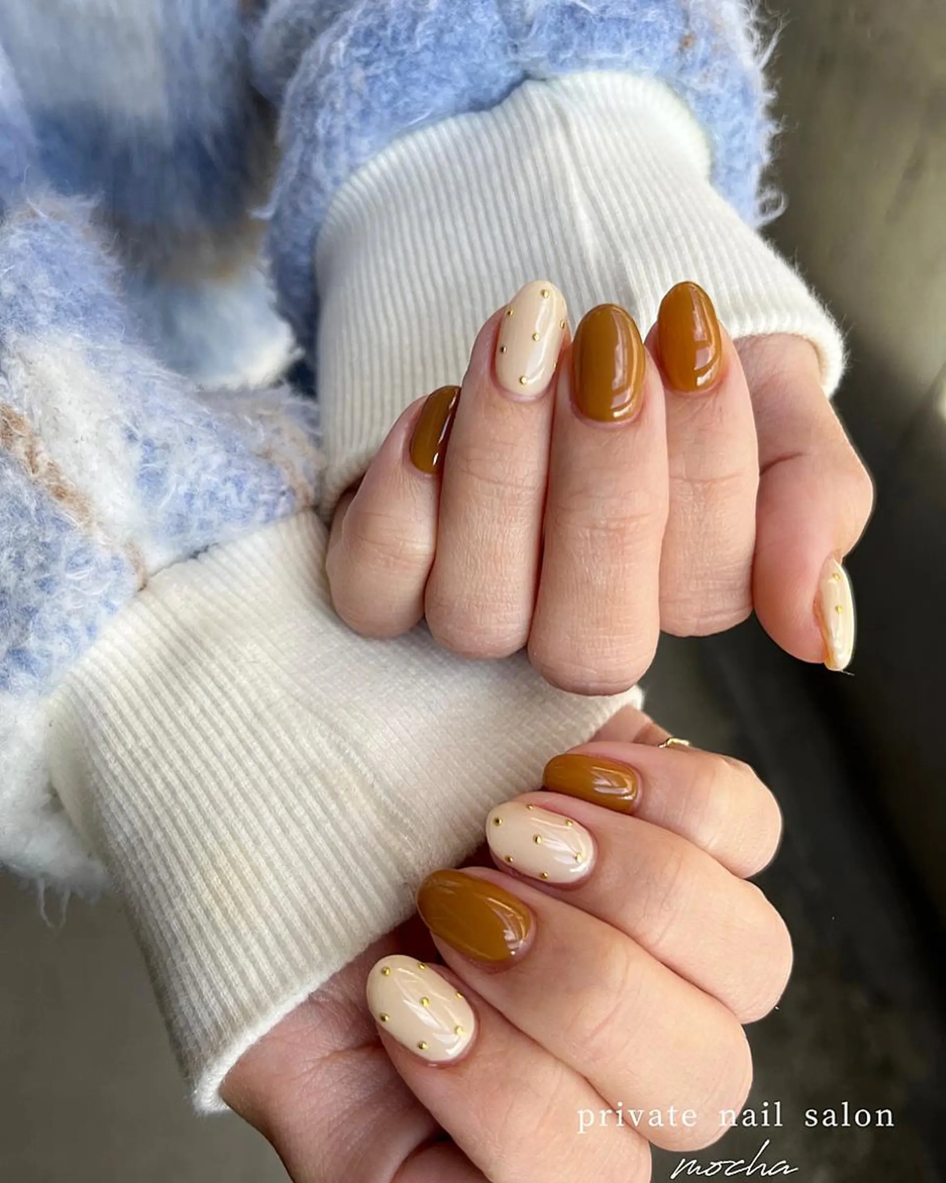 ネイル アートネイル カジュアル チークネイル フレンチネイル ジェルネイル ハンドネイル mocha nailのネイルデザイン