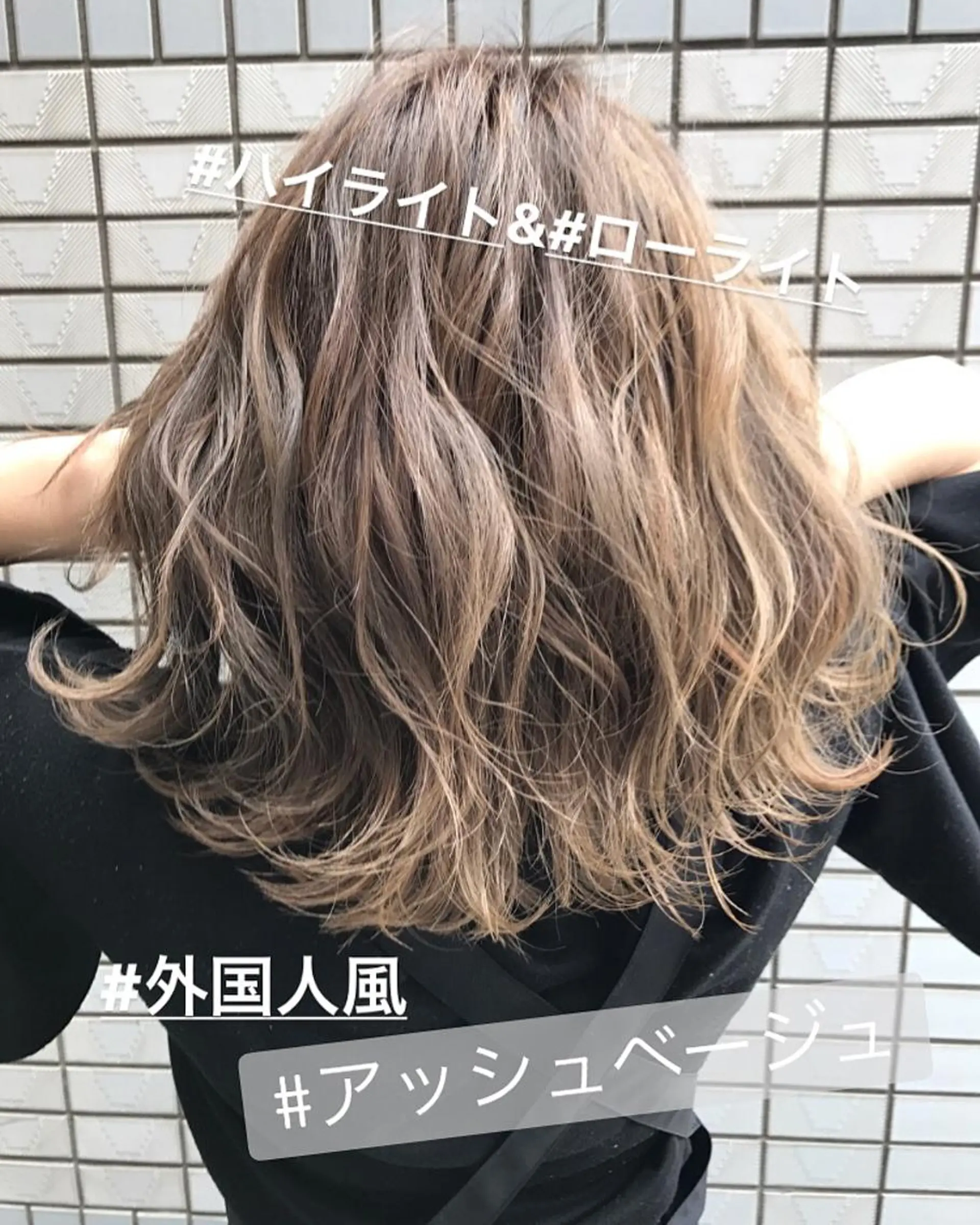 ミディアム カラー パーマ ヘアアレンジ メンズ キッズ ネイル マツエク・マツパ メンズハイライト アッシュ アッシュブラウン ベージュカラー ブラウンカラー uno pulir所属・トップスタイリスト 永尾拓也のヘアスタイル