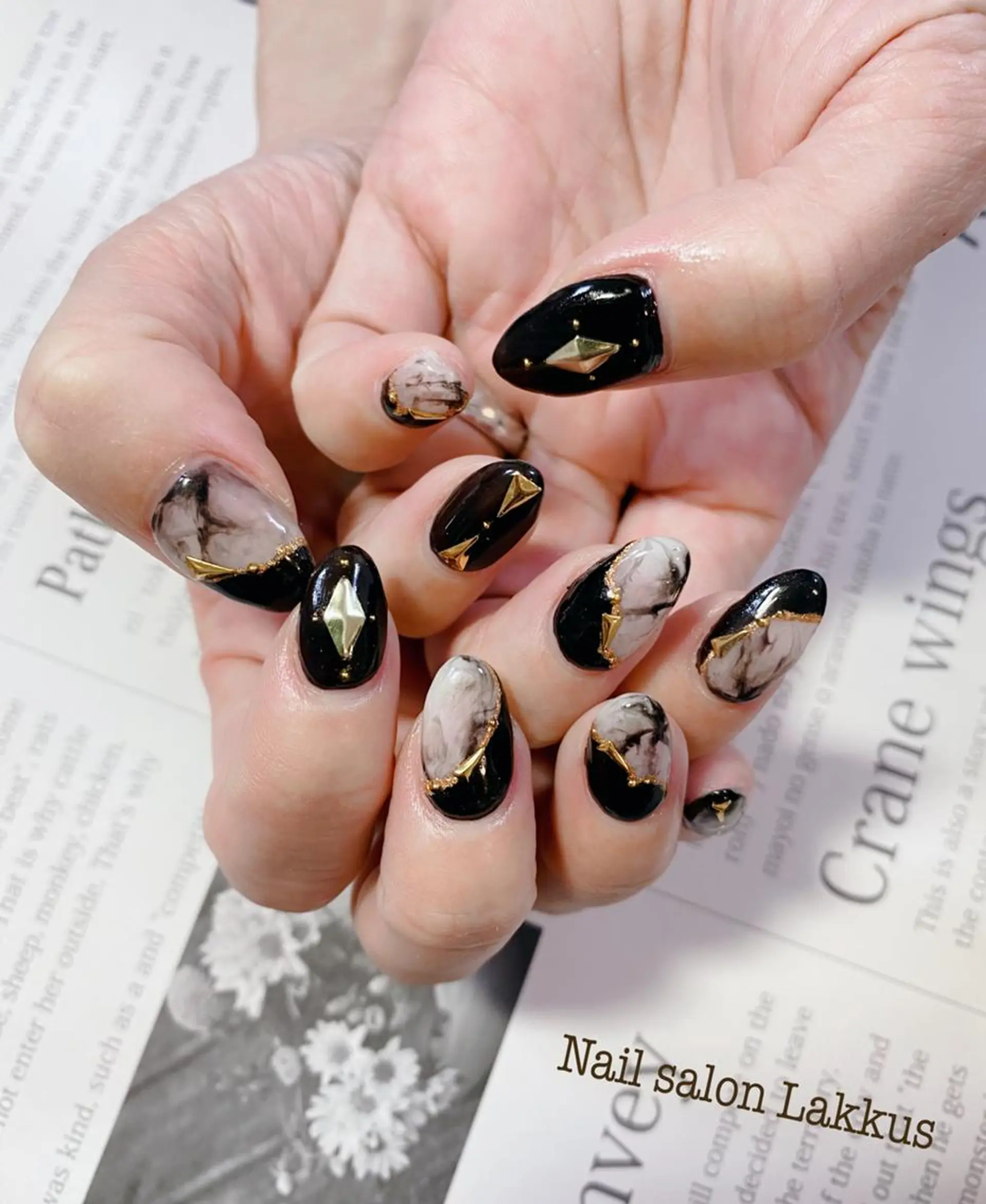 ネイル 大理石ネイル(マーブル) Lakkus T－CHIのネイルデザイン