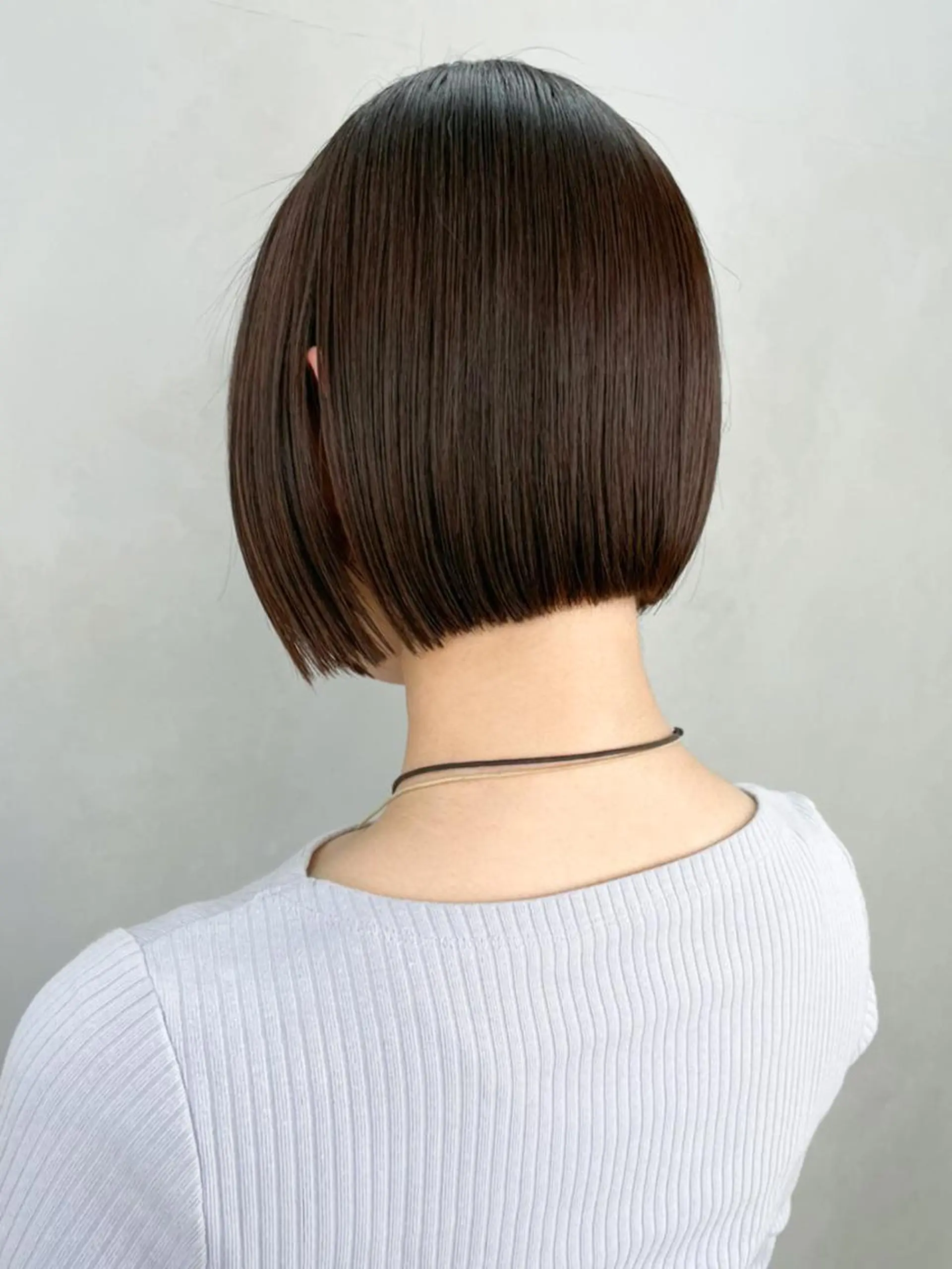 ミディアム カラー ボブ カット ヘアカラー トリートメント ITbyALBUM 松戸のヘアスタイル