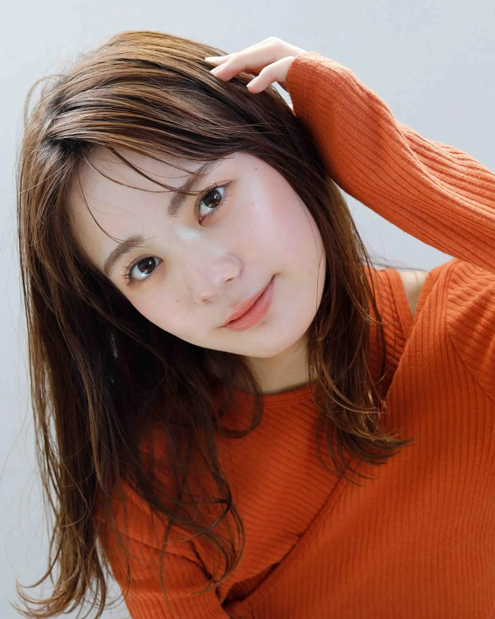 セミロング カット ヘアカラー トリートメント ヘッドスパ ROW 札幌のヘアスタイル