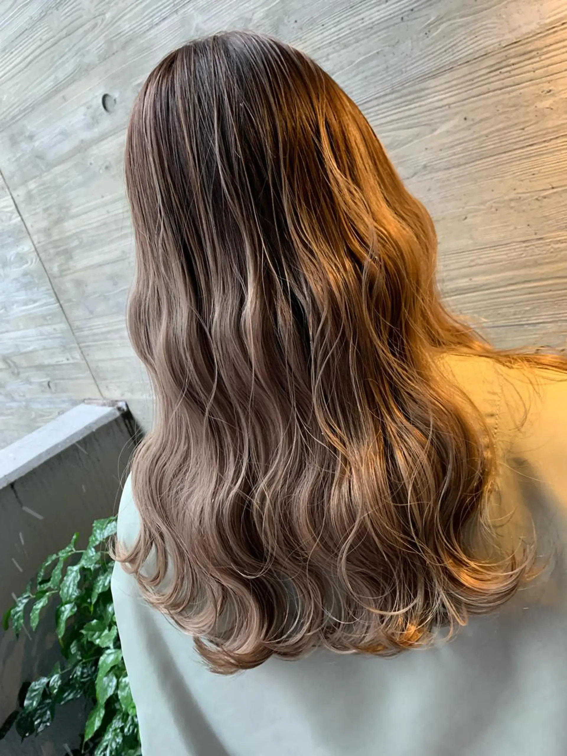 ロング 天野 開のヘアスタイル