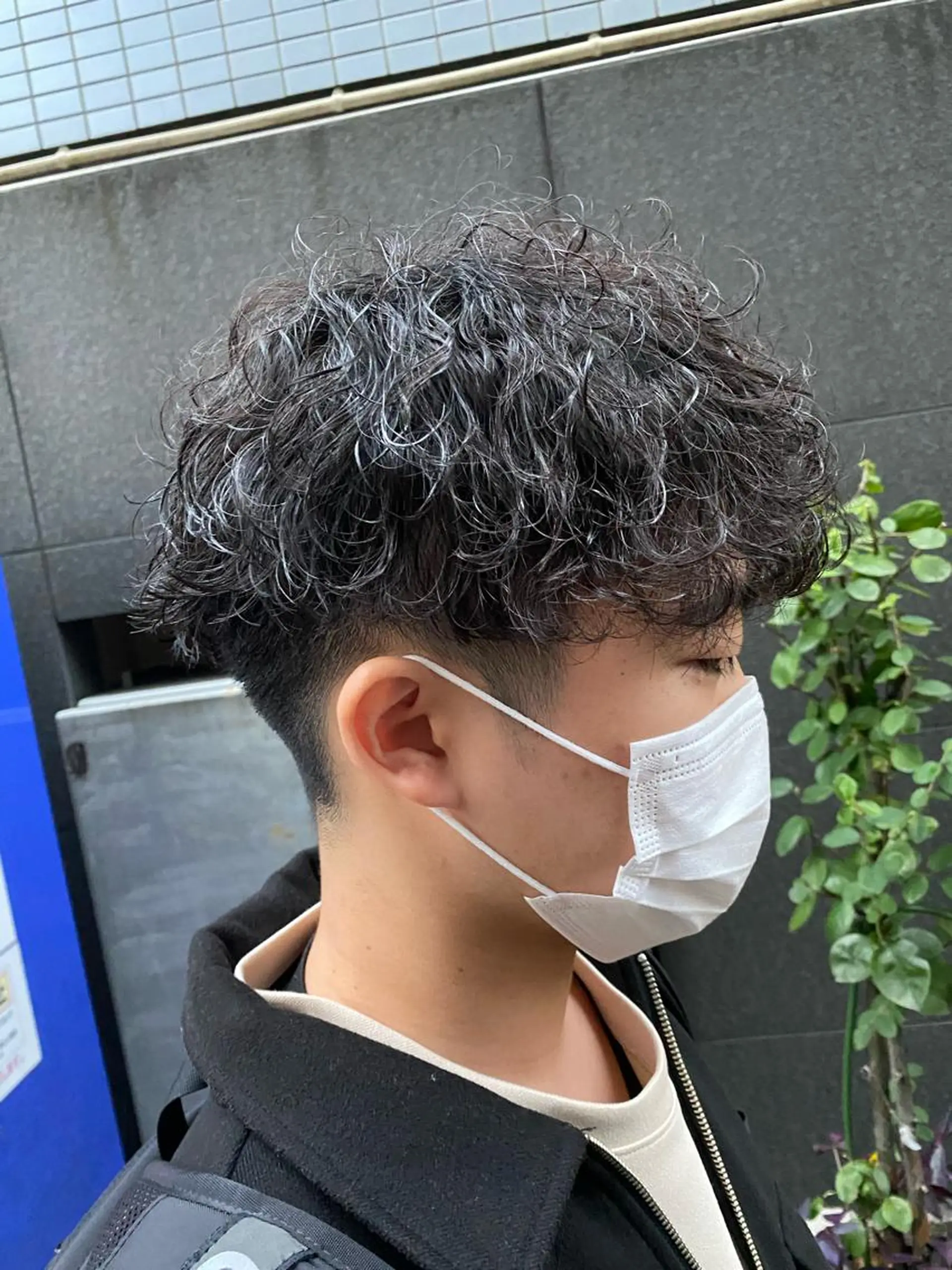 パーマ メンズ カット パーマ トリートメント ヘアセット メンズブリーチカラー /パーマ ごーた立川のヘアスタイル