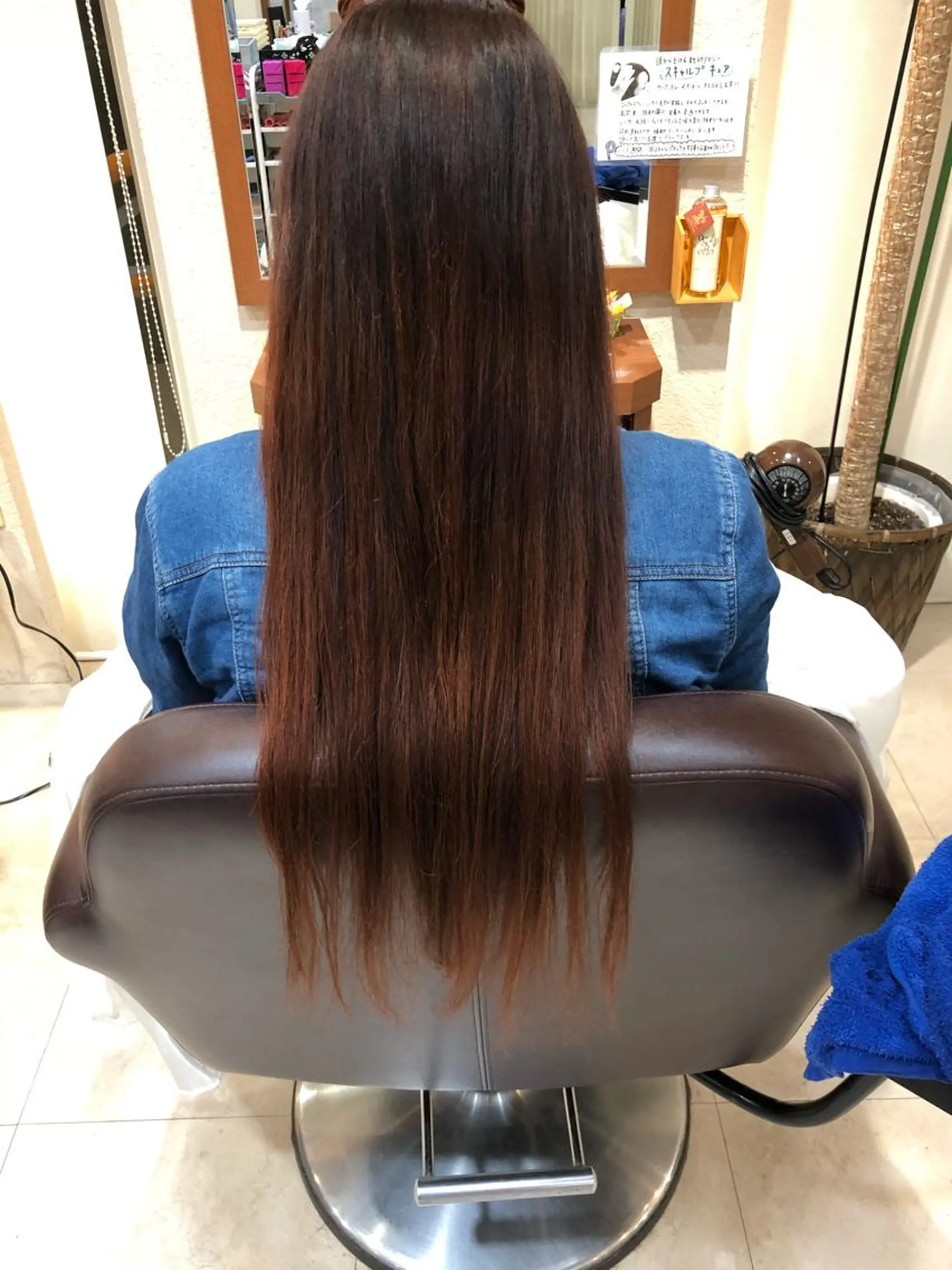 ロング カラー 髪質改善/透明感 カラー/内藤有須加のヘアスタイル