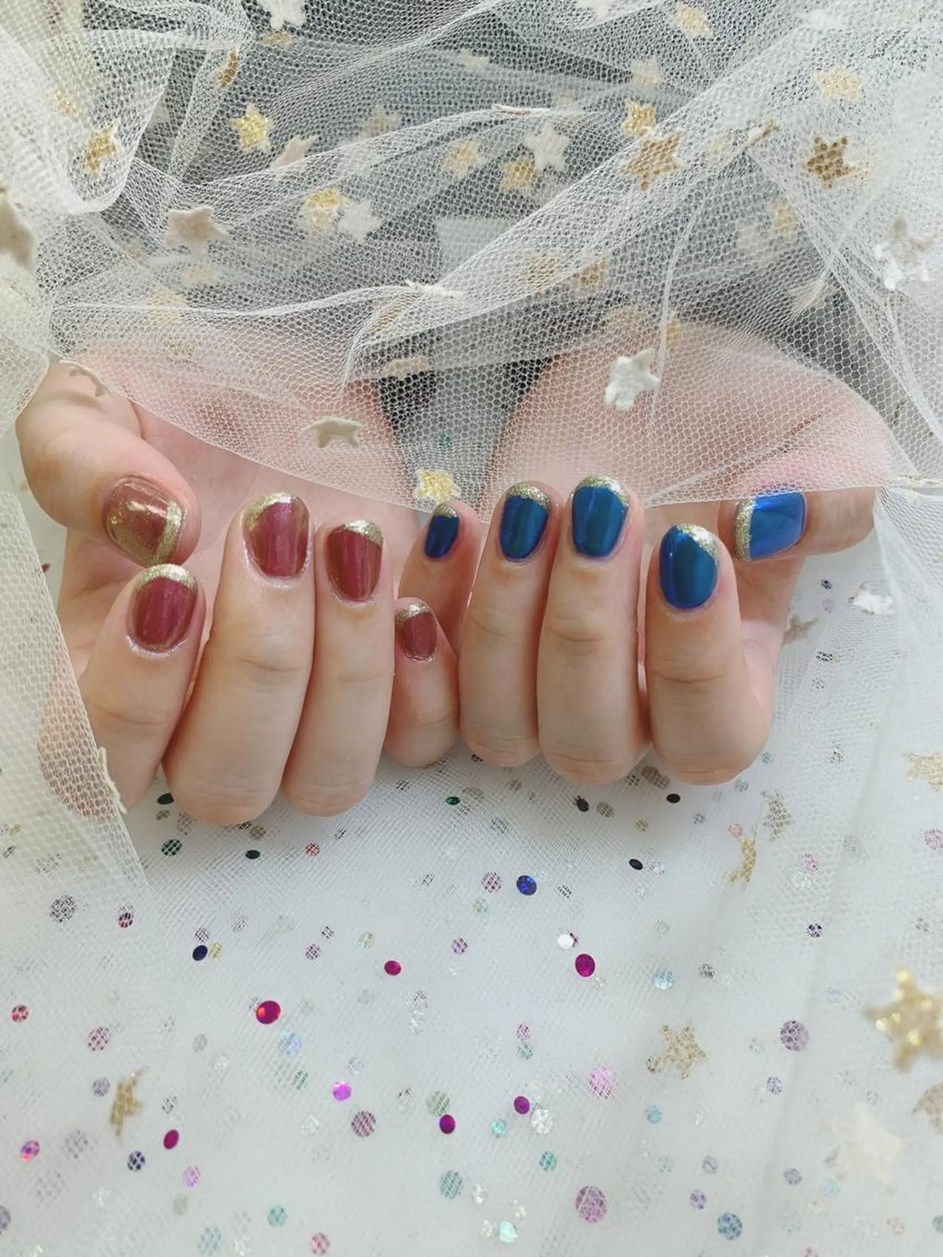 ネイル 🦋ネイルサロン ブラン🌈ゆりのネイルデザイン