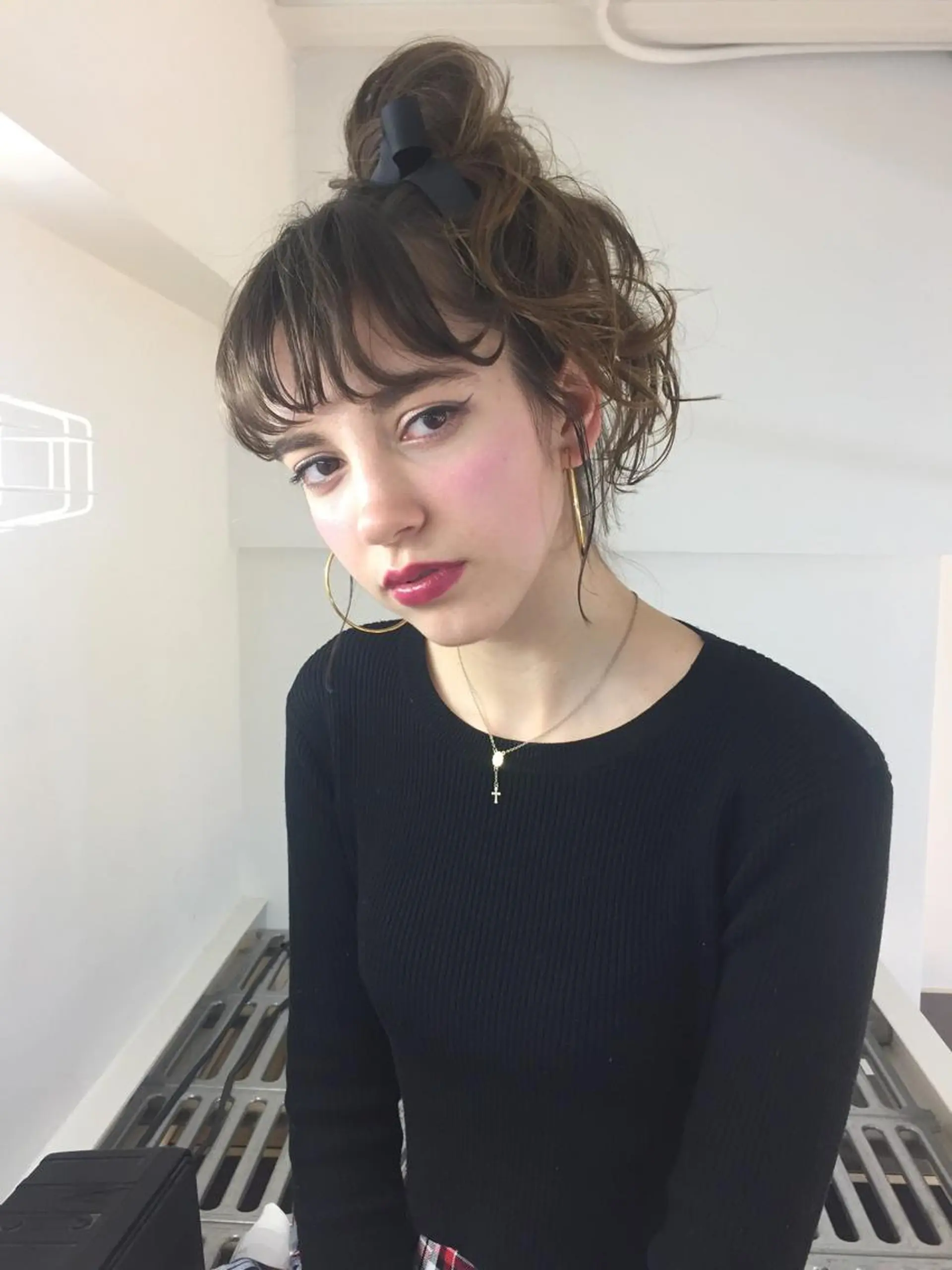 ロング カラー パーマ ヘアアレンジ hayaka todaのヘアスタイル