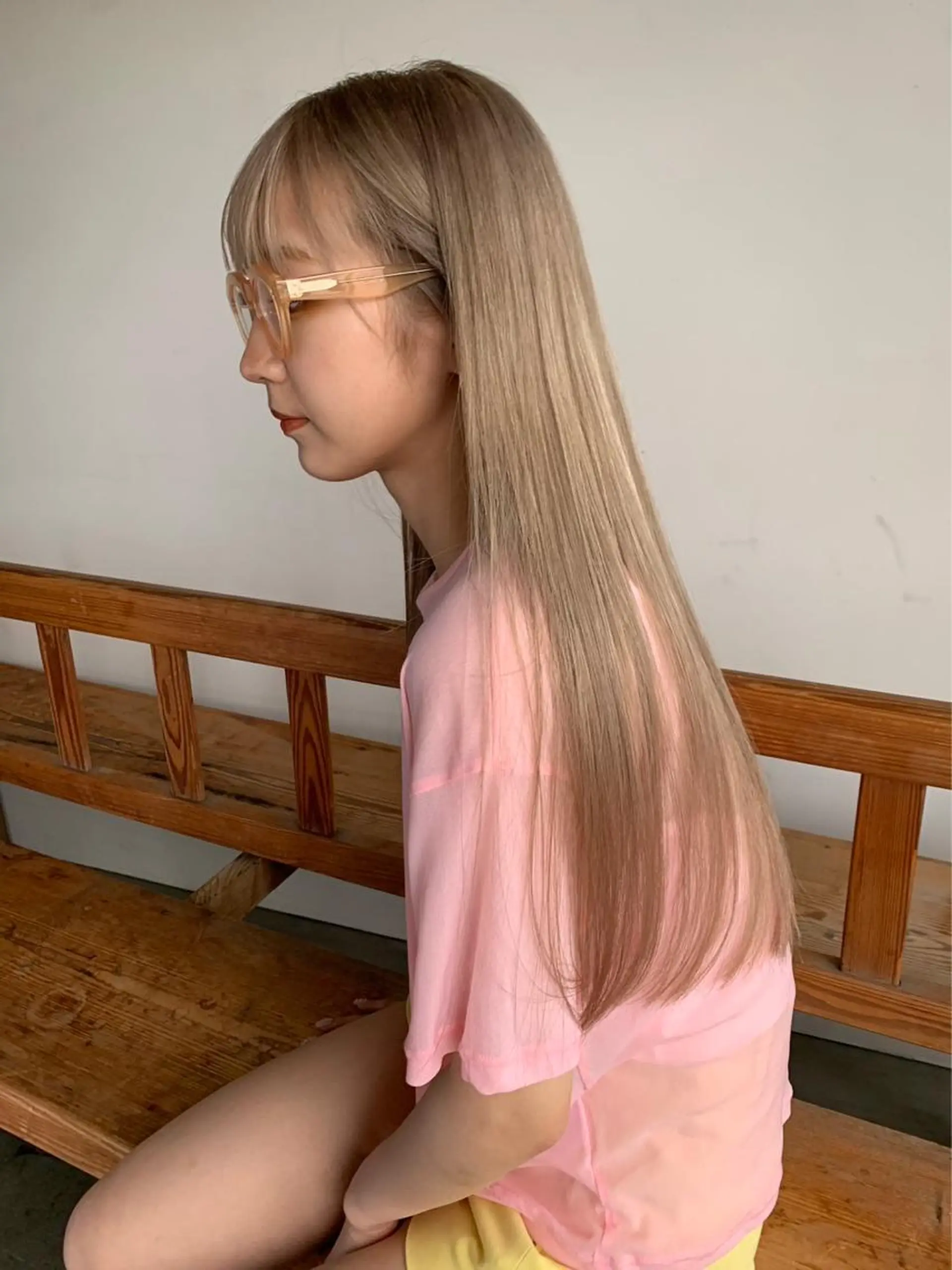 カラー ALLYS 渋谷店所属・最高級の艶のある カラーmei🎨のヘアスタイル