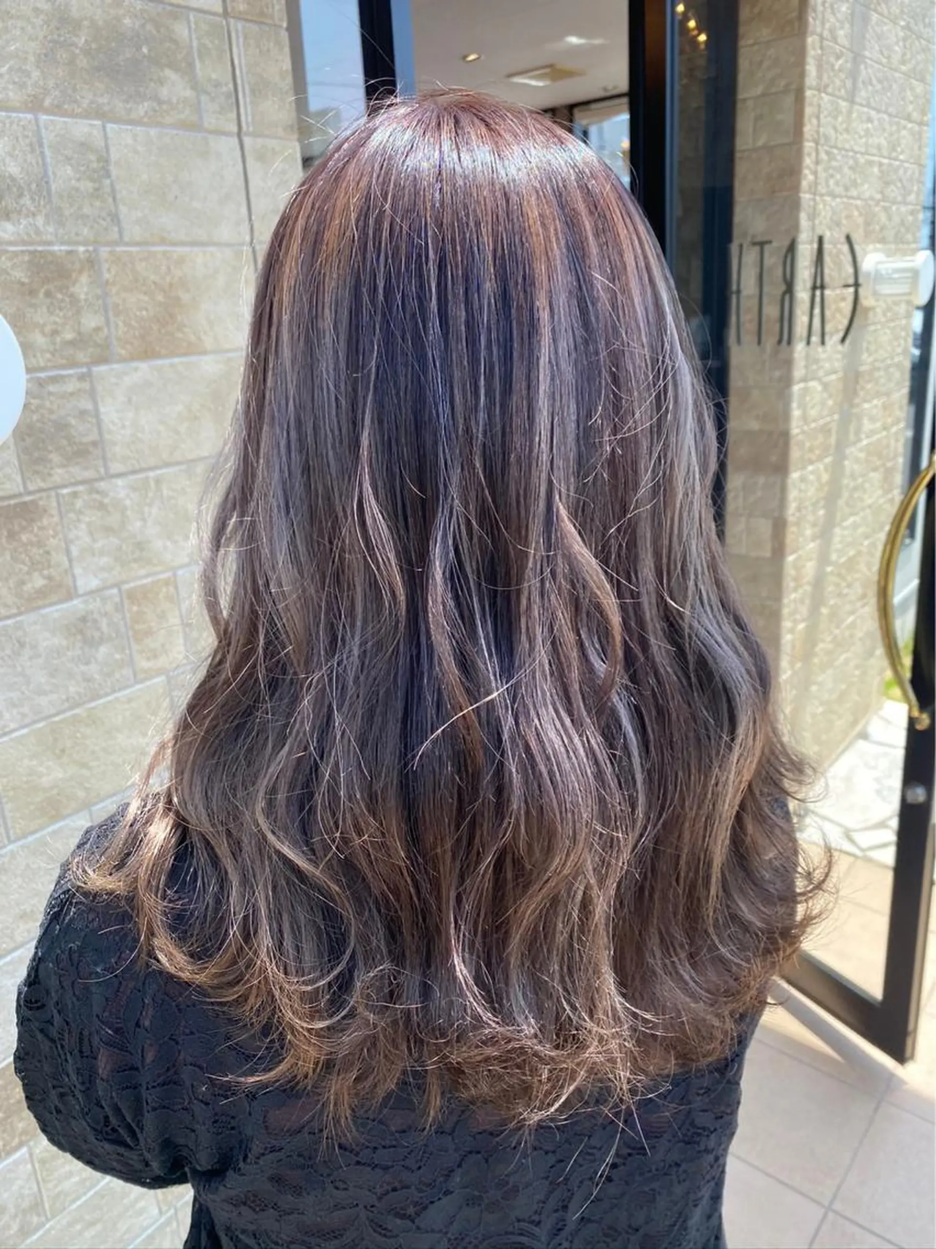 ロング 中谷 明日香のヘアスタイル