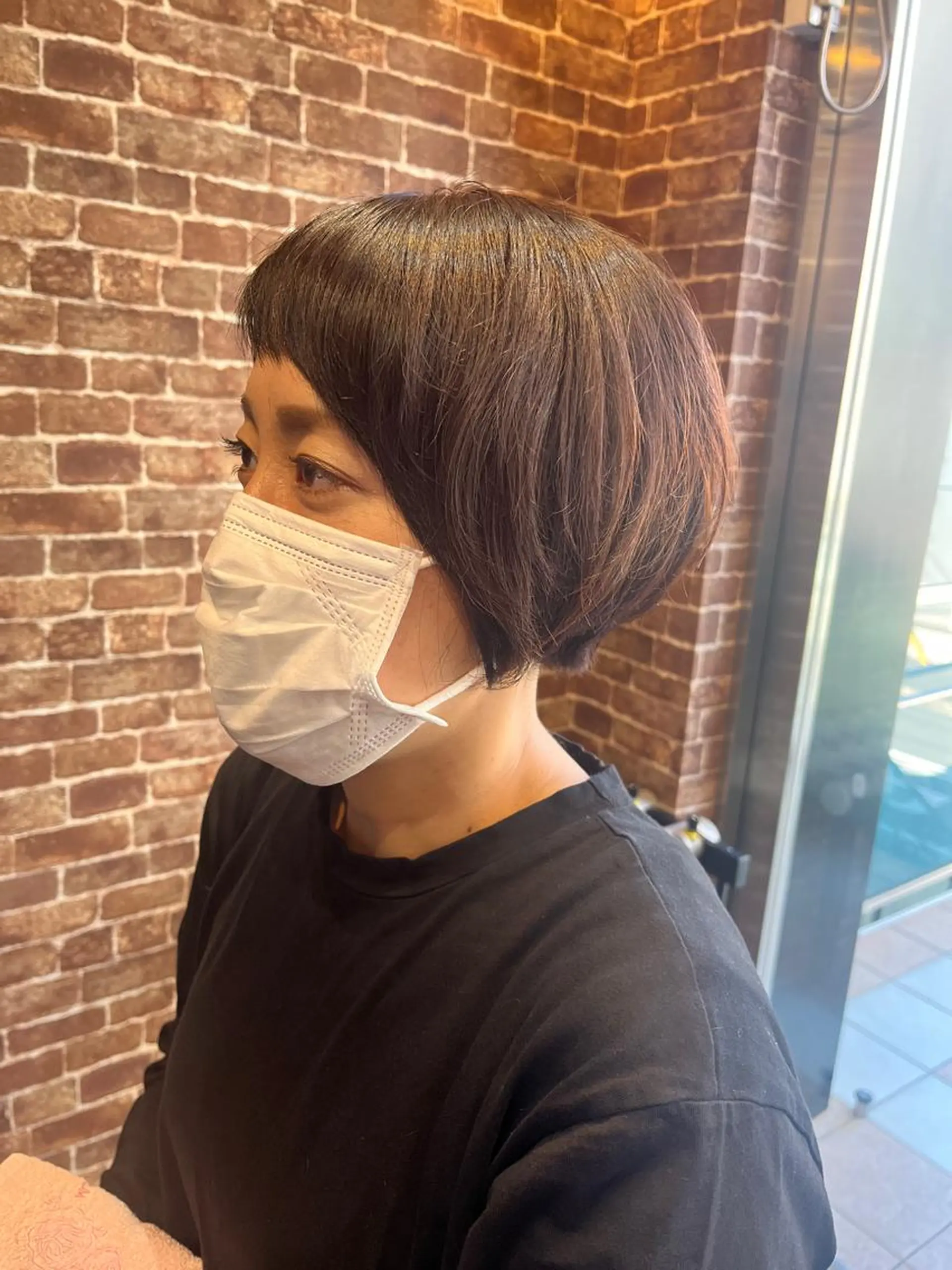 ショート カラー パーマ ヘアアレンジ メンズ キッズ ネイル マツエク・マツパ アイブロウ メンズハイライト メンズパーマ ブラウンカラー ケアカラー 透明感カラー カット トリートメント ヘッドスパ times salon名駅所属・久木原 ゆりのヘアスタイル