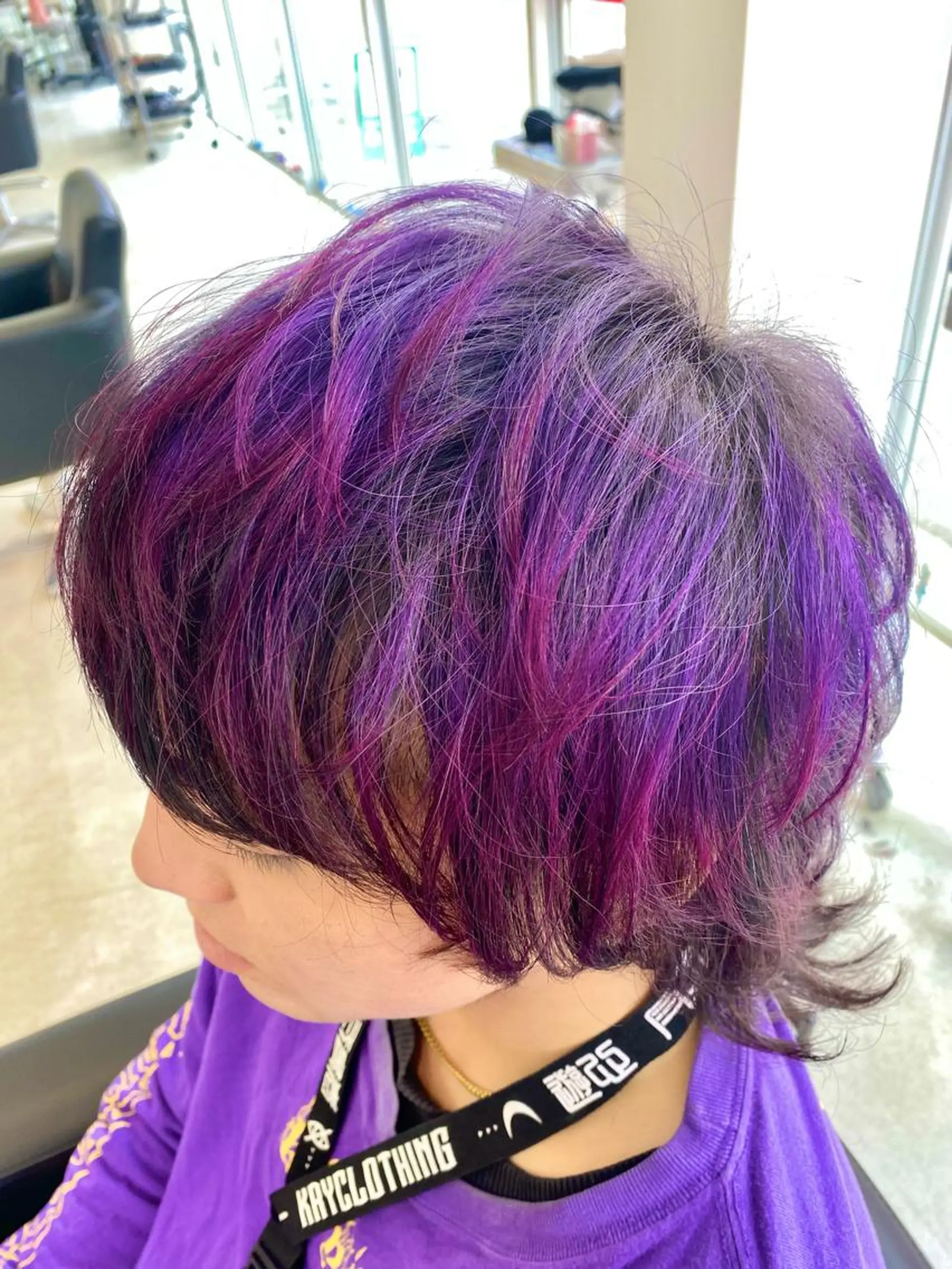 ショート カラー メンズ メンズブリーチ メンズウルフカット ブリーチ グラデーションカラー レイヤーカット カット ヘアカラー SALOWIN二子玉川South店所属・🌼デザインカラー 🌼kumicoのヘアスタイル