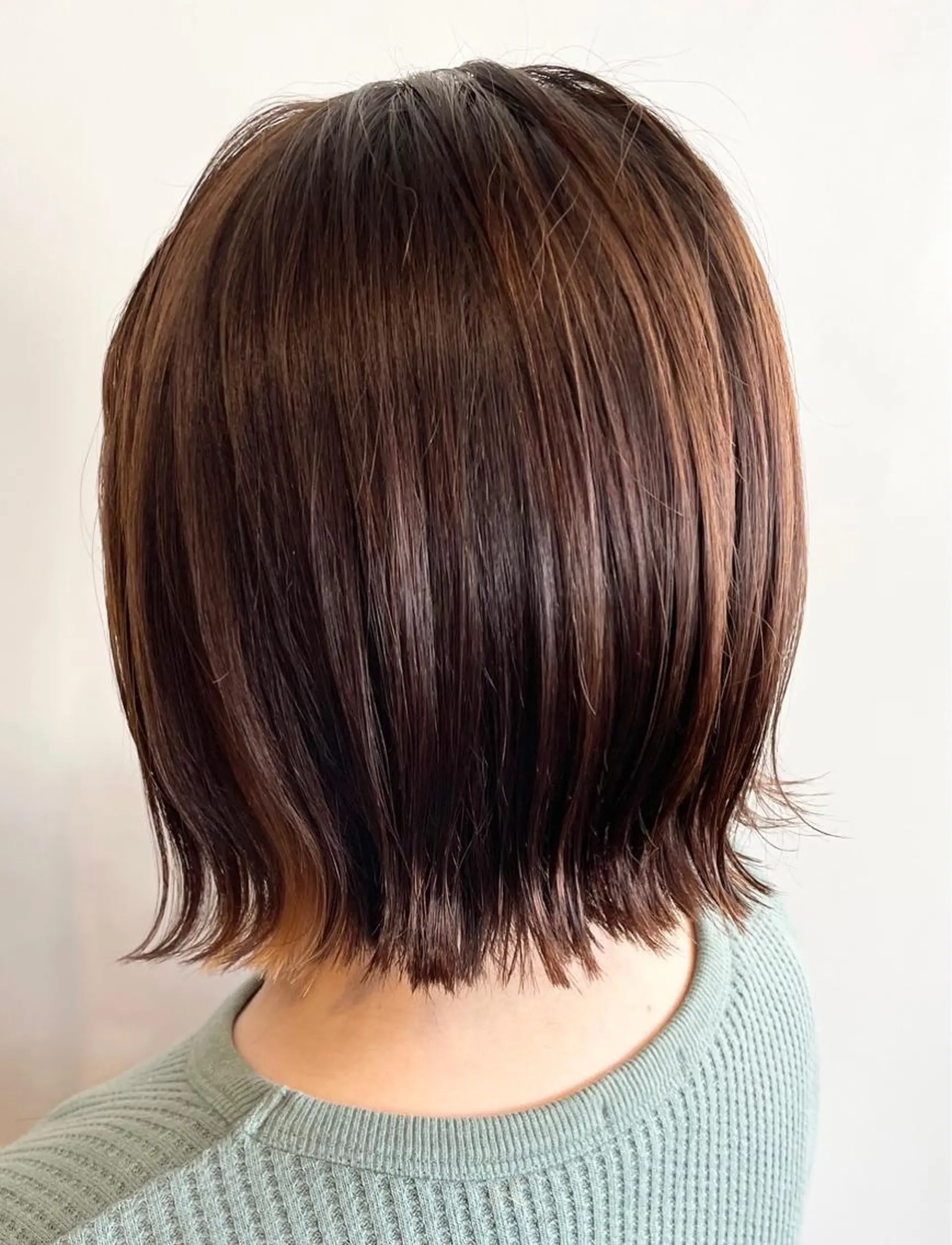 ミディアム ボブ 外ハネヘア FLAGS YAMATOのヘアスタイル