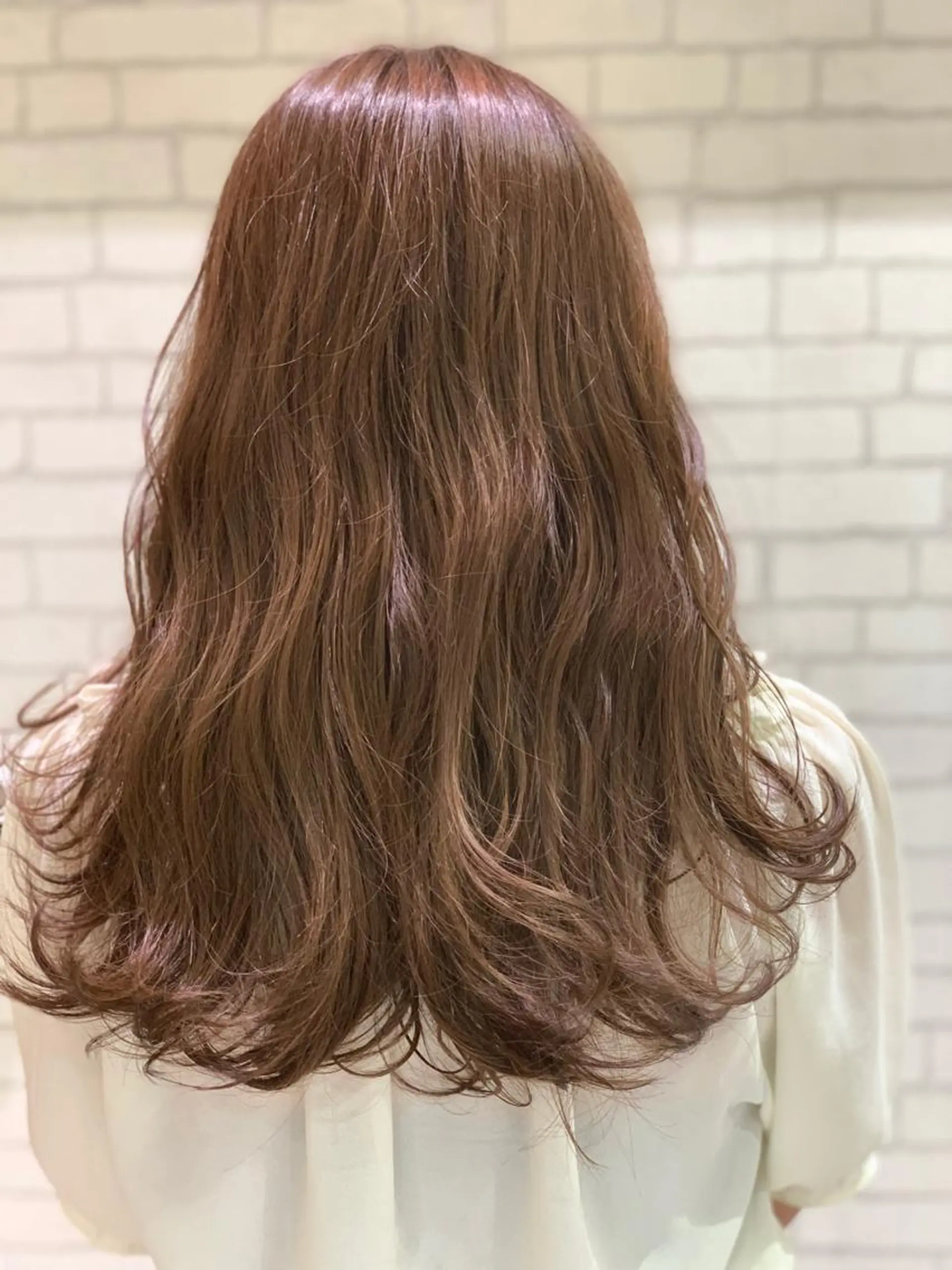 ロング カラー ベージュカラー ラベンダーカラー ラベンダーベージュ ピンクカラー バイオレットカラー カット ヘアカラー パーマ 店長/髪質改善 小早川周大のヘアスタイル