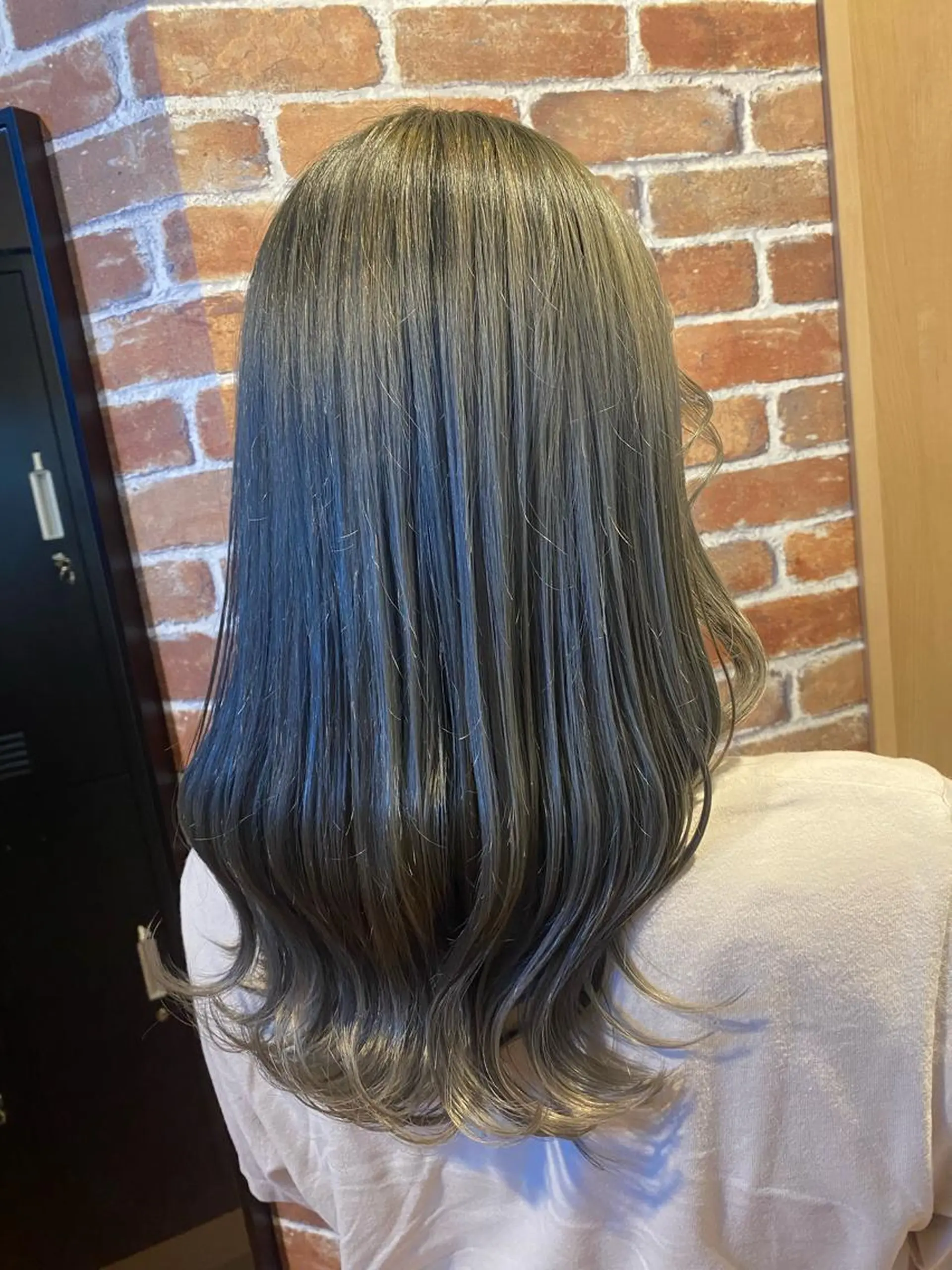 ミディアム カラー カット ヘアカラー 透明感カラー/韓国 ヘア🩶yuri🩵のヘアスタイル