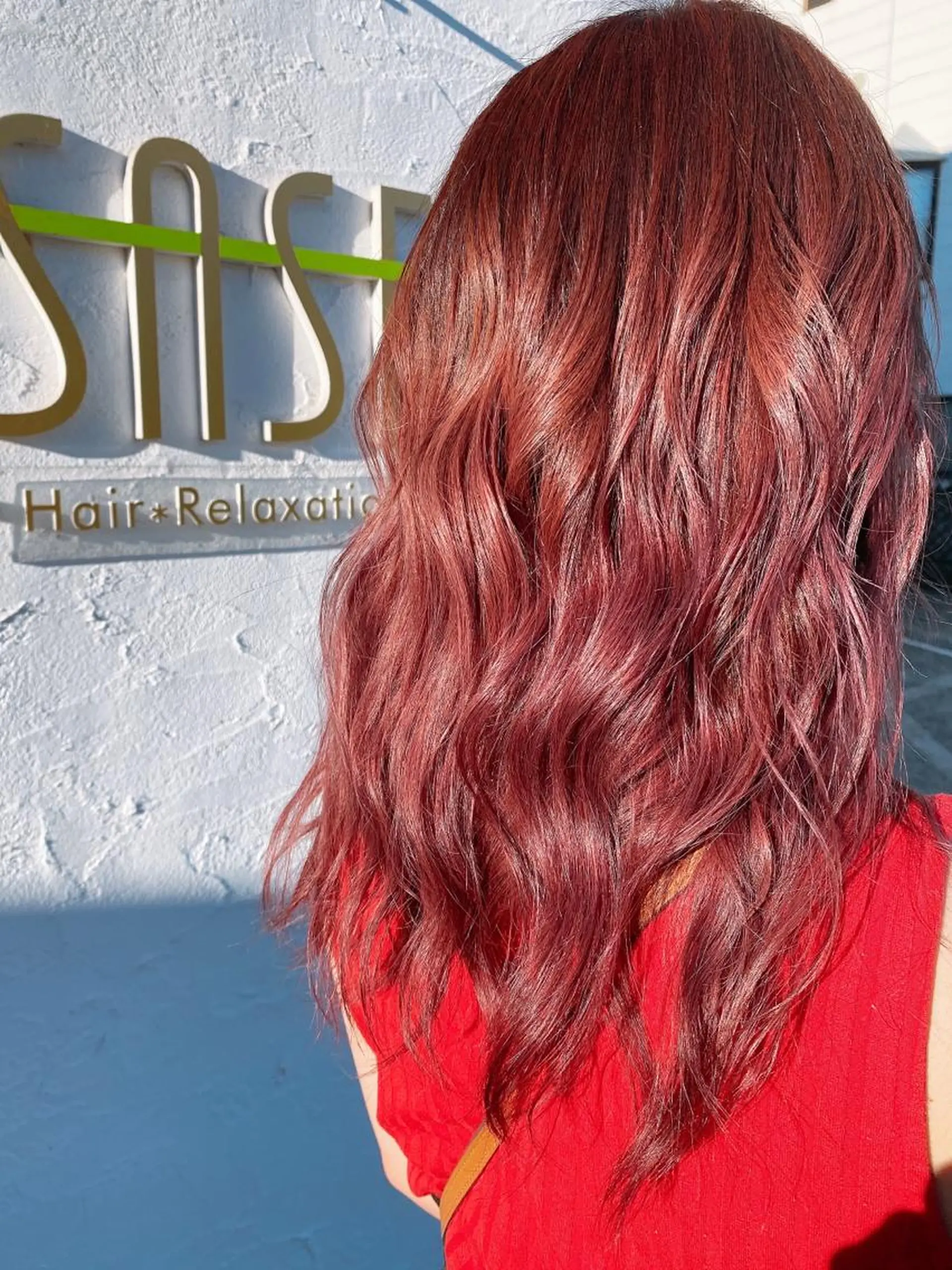 ロング カラー ヘアアレンジ カット ヘアカラー トリートメント Design Color🐰アユミのヘアスタイル