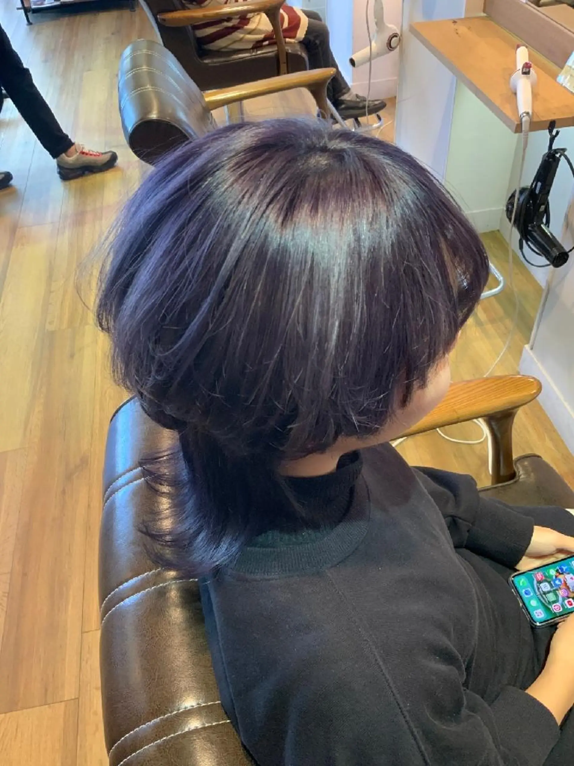 カラー バイオレットカラー ヘアカラー トリートメント 堀 望美のヘアスタイル