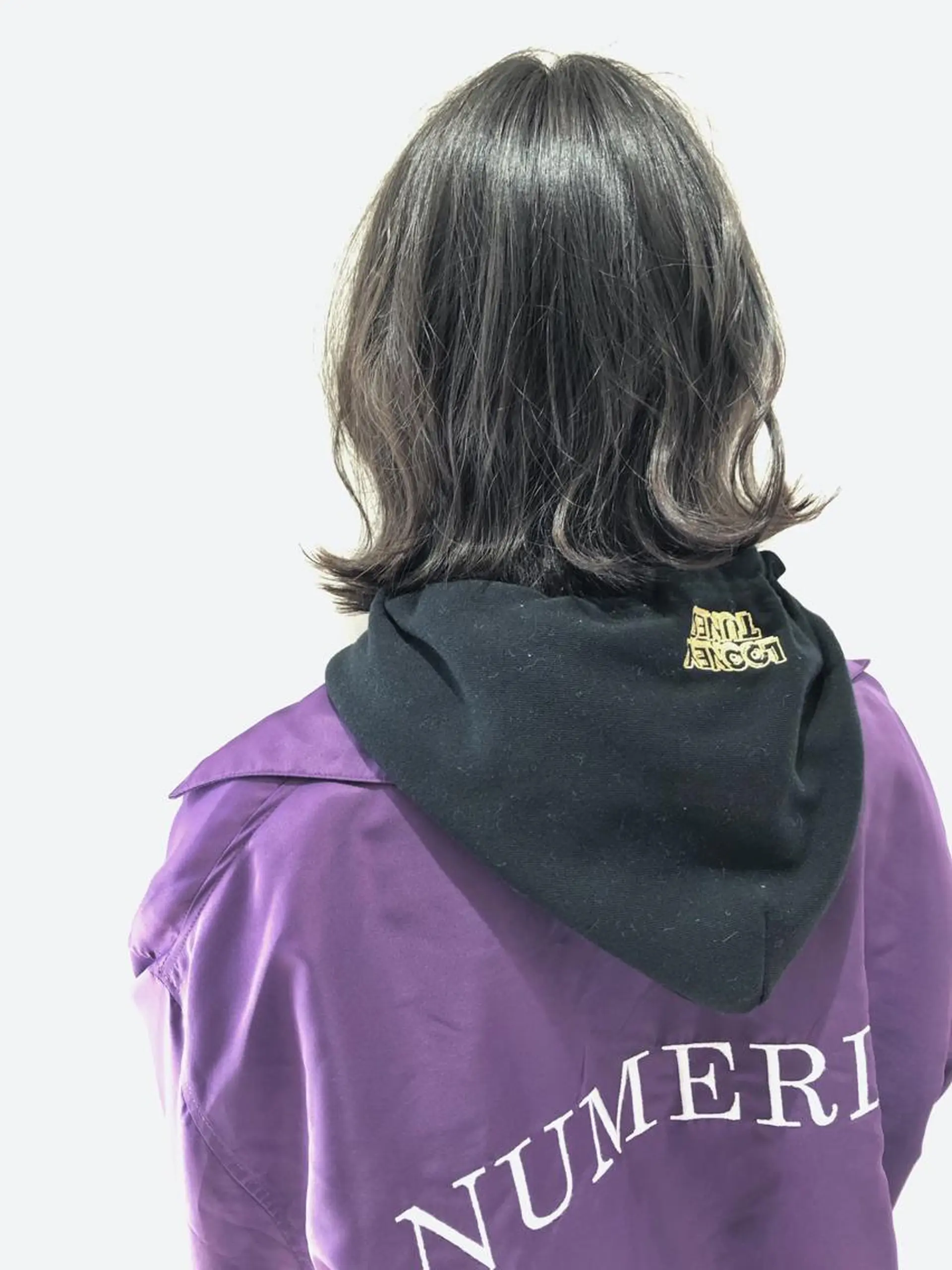 ショート カラー 黒髪 卒業式のヘアスタイル カット 縮毛矯正 髪質改善/イルミナ/ 城崎のヘアスタイル