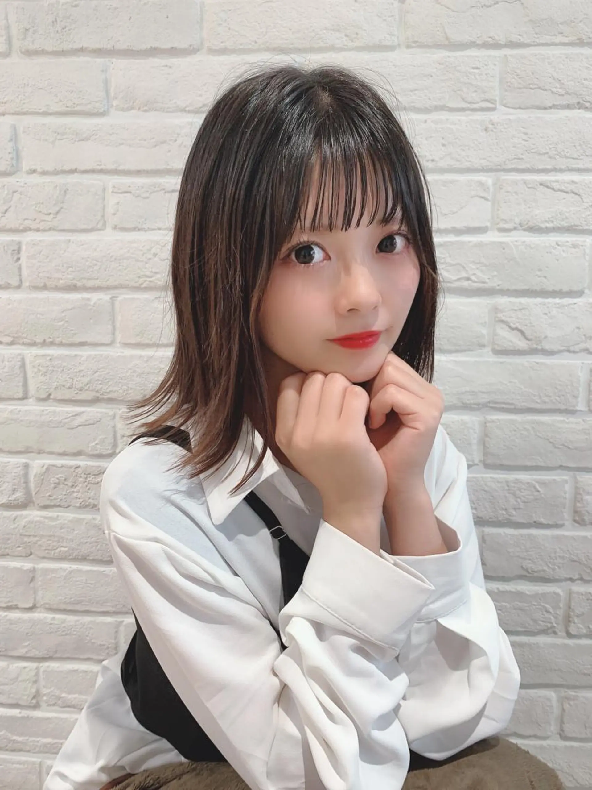 ミディアム カラー なりたいが叶う ながしまじゅんきのヘアスタイル