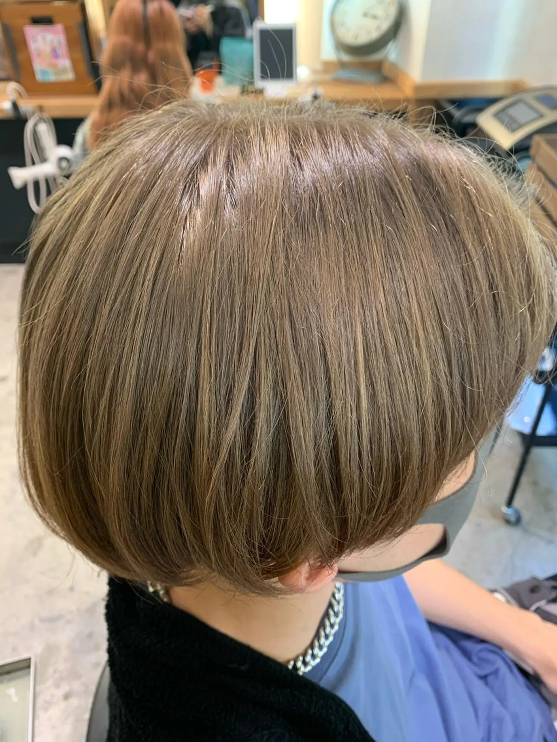 ミディアム カラー ヘアアレンジ メンズ ネイル 透明感カラー ラメ(グリッター) カット ヘアカラー トリートメント Sia中野新橋 『JUNYA』のヘアスタイル