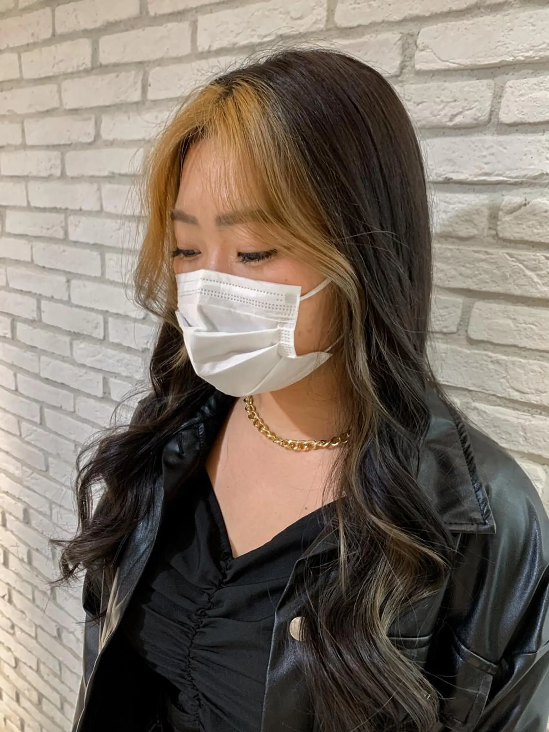 ロング カラー ヘアアレンジ ヘアカラー トリートメント yuka .のヘアスタイル