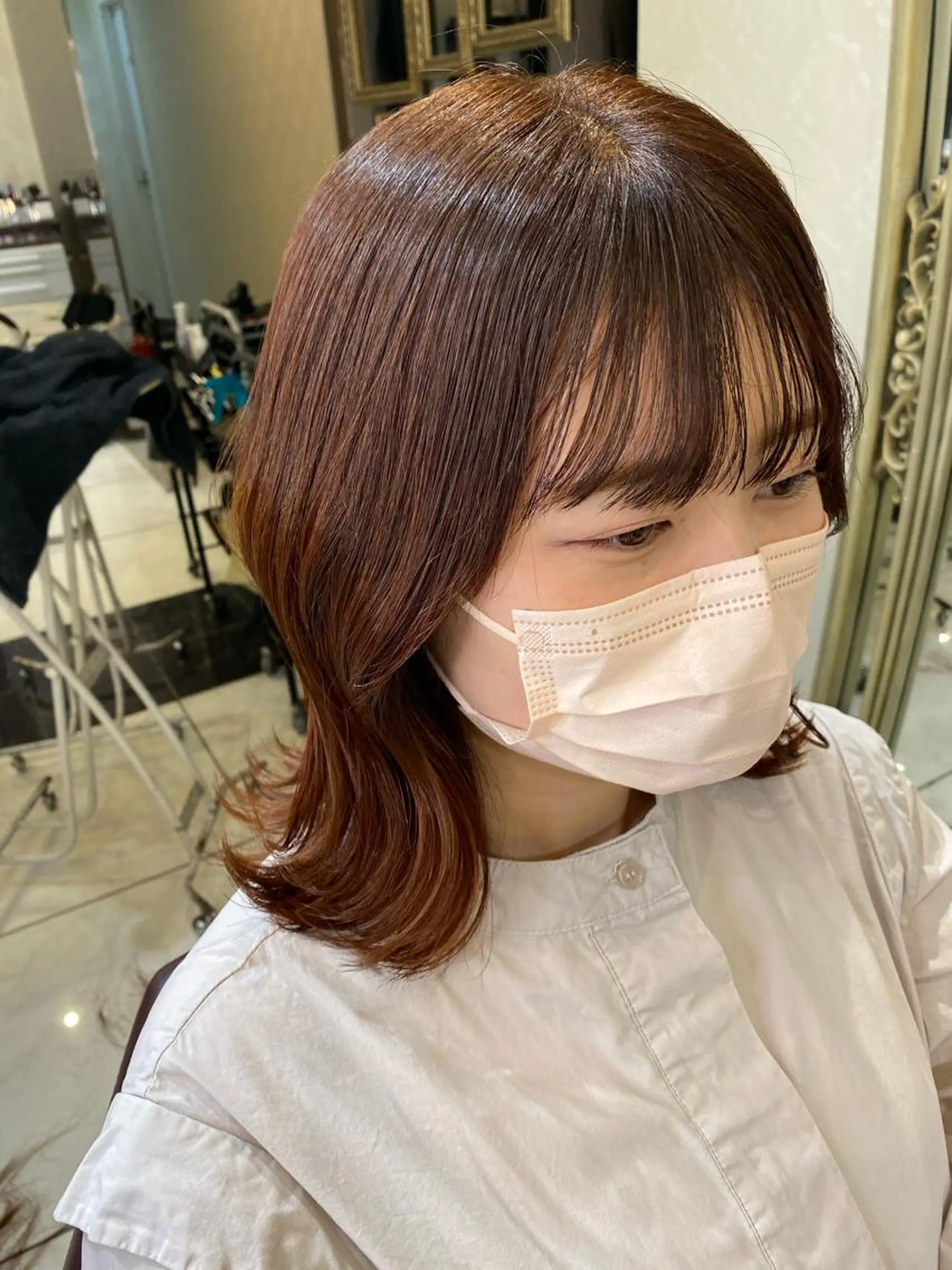 ミディアム カラー 撮影モデル募集中 rina 🦋のヘアスタイル